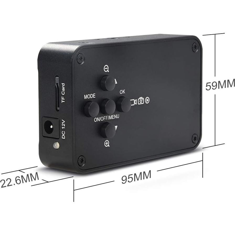 Cámara MOKOSE C100 12MP 4K HDMI USB Lente Manual 3.2mm