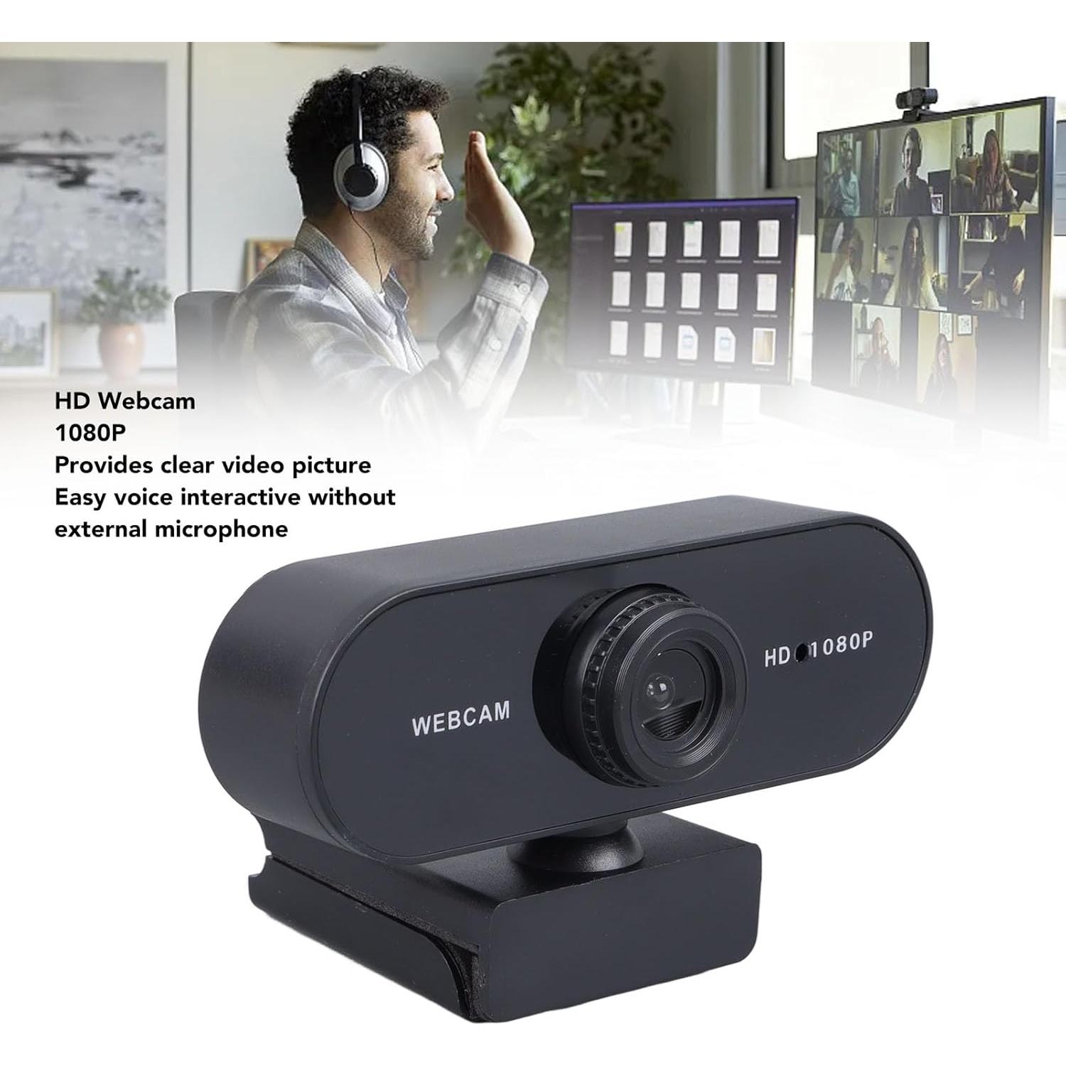 Cámara Web Topyond 1080P con Micrófono para PC y Laptop