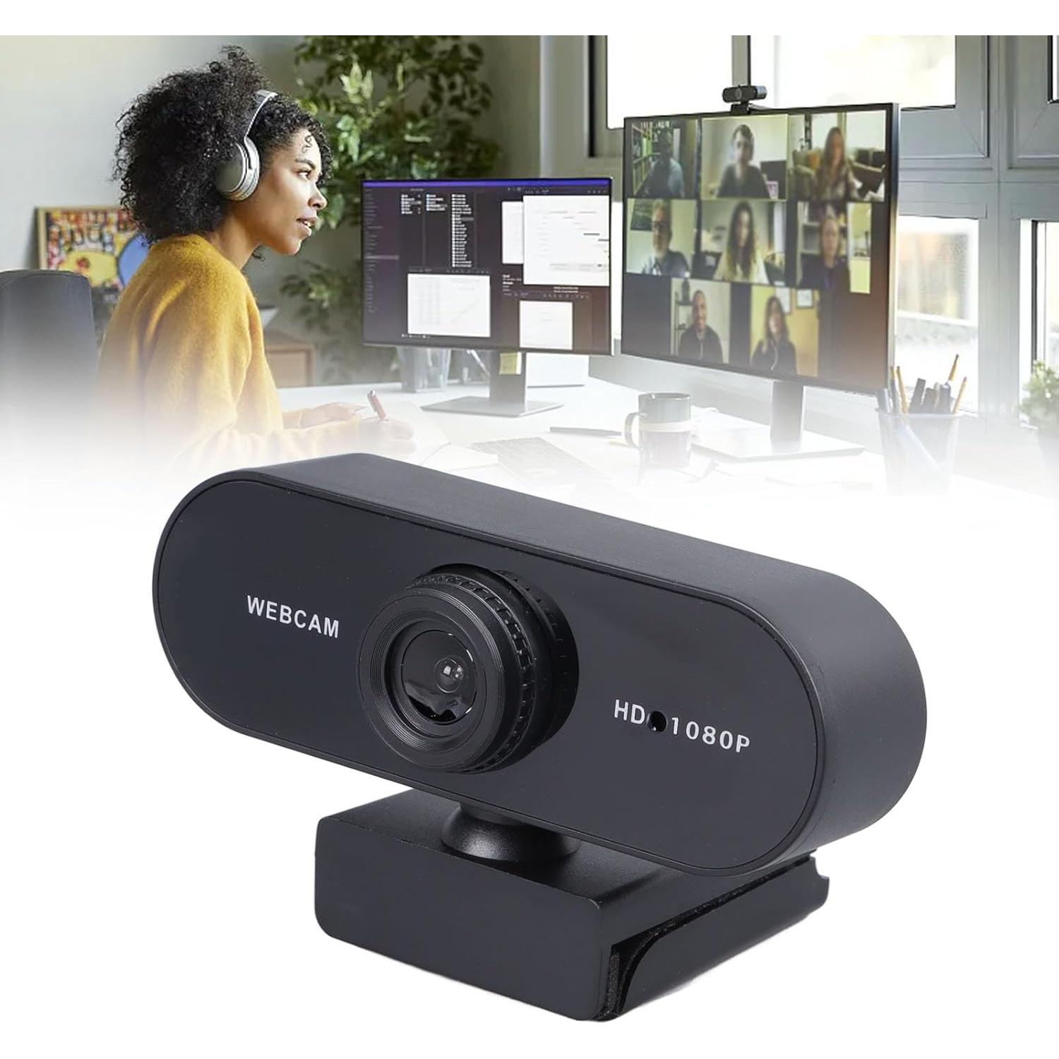 Cámara Web Topyond 1080P con Micrófono para PC y Laptop