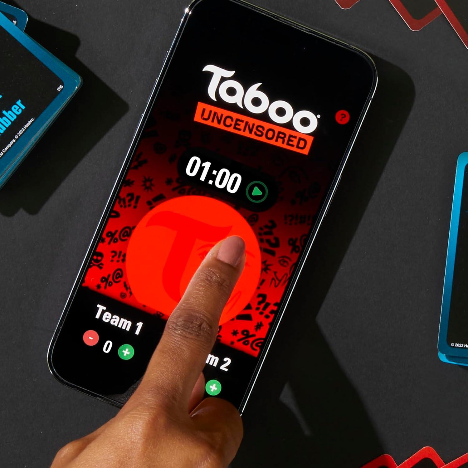 Juego de Mesa Taboo Sin Censura Hasbro para Adultos 17+