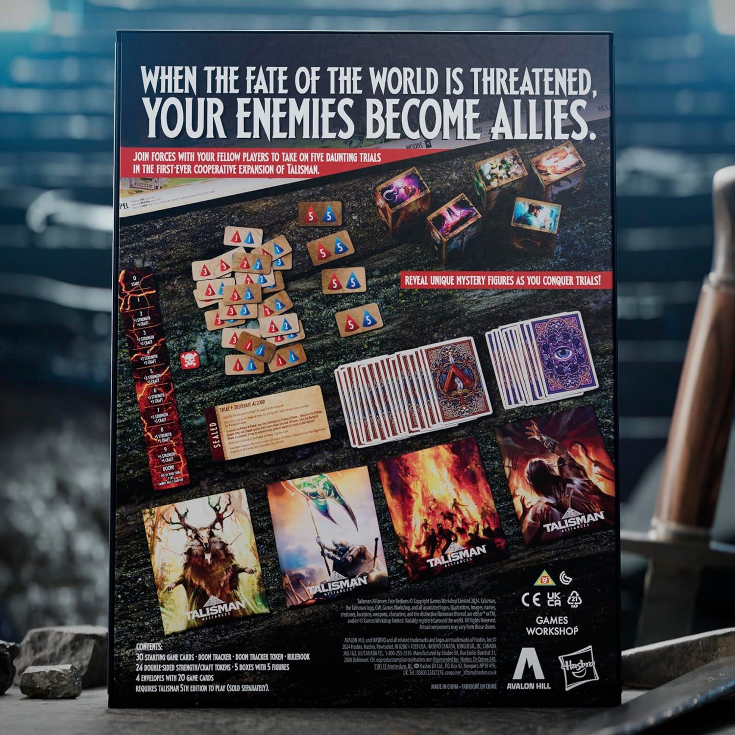 Juego de Mesa Talisman Alianzas Hasbro Expansión 12+ 2-6 Jugadores