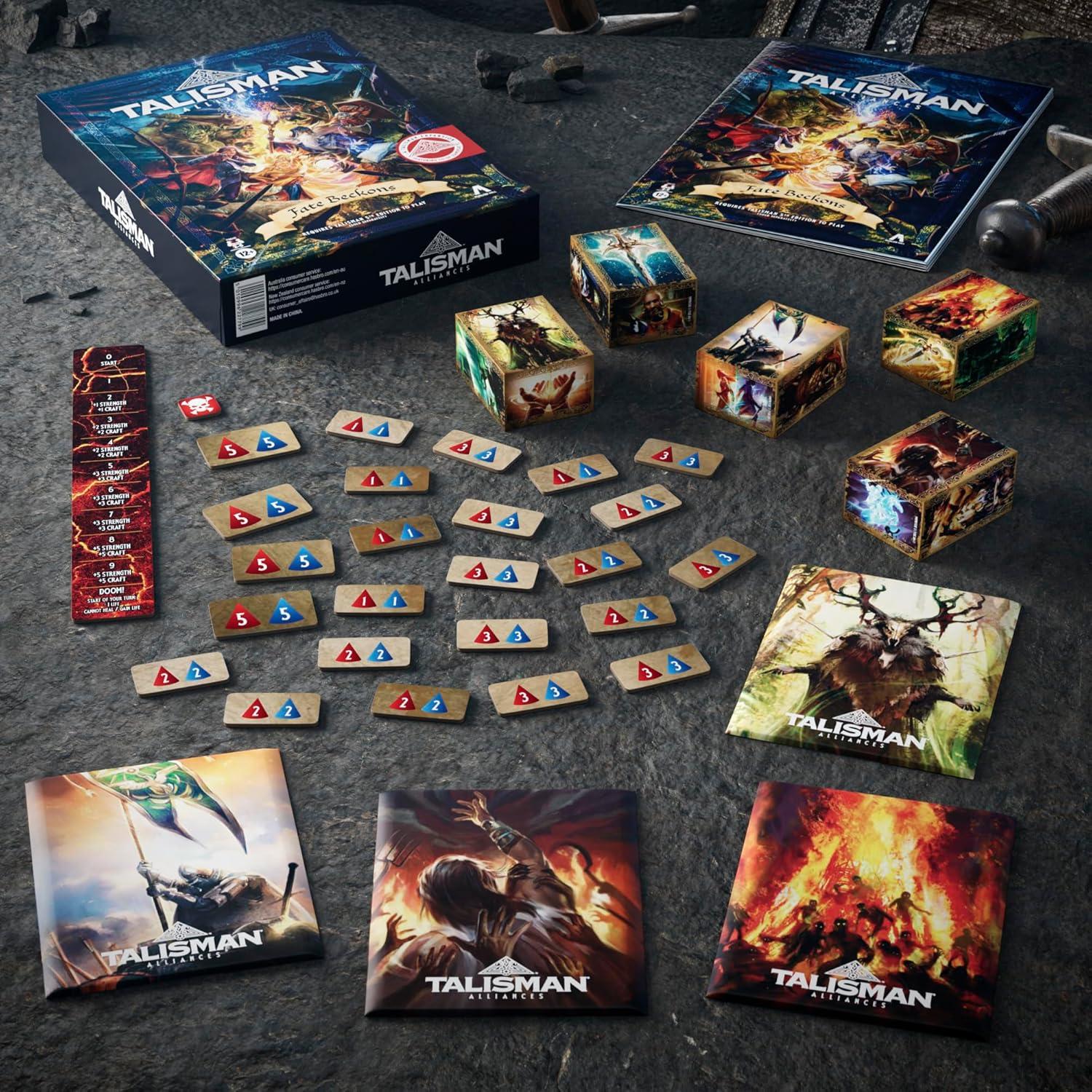 Juego de Mesa Talisman Alianzas Hasbro Expansión 12+ 2-6 Jugadores