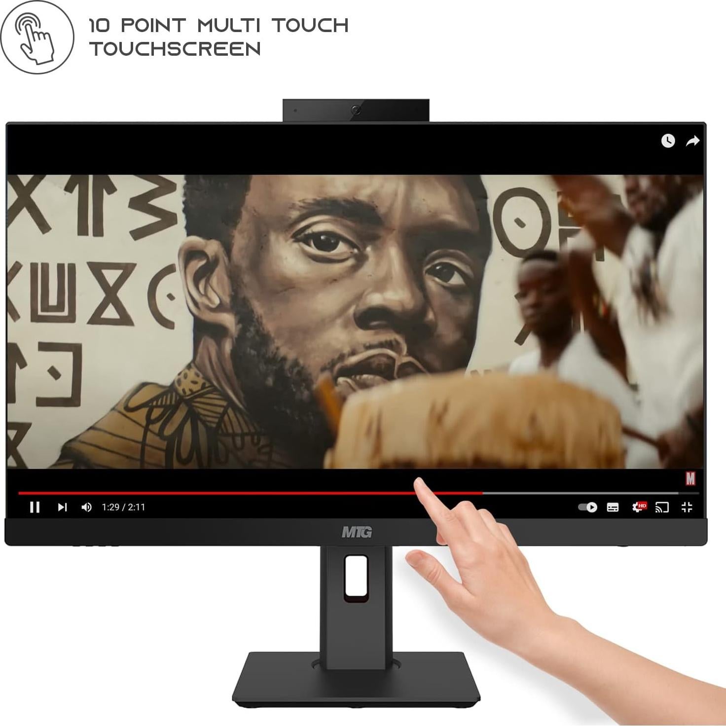 PC Todo en Uno MTG Yama 24" FHD Táctil Intel i5 16GB 240GB/1TB