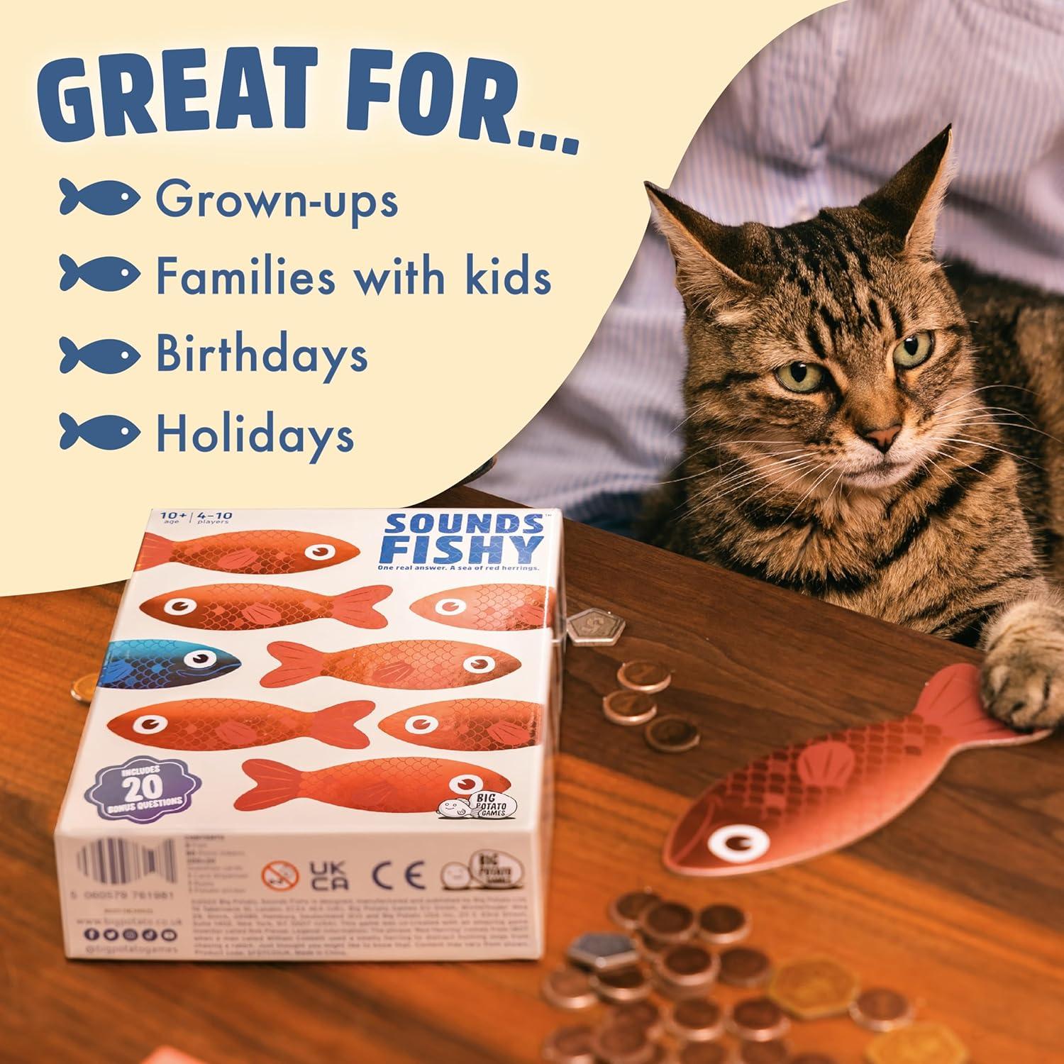 Juego de Mesa Big Potato Sounds Fishy - Engaño Familiar