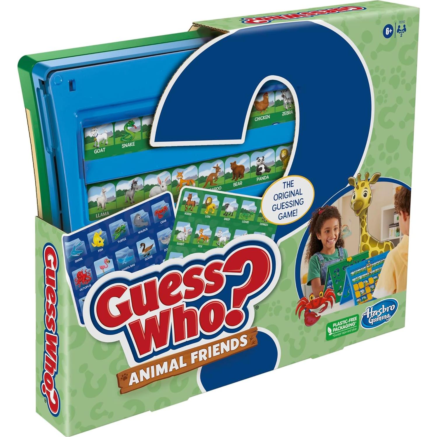 Juego de Mesa Adivina Quién? Hasbro Animales 2 Jugadores