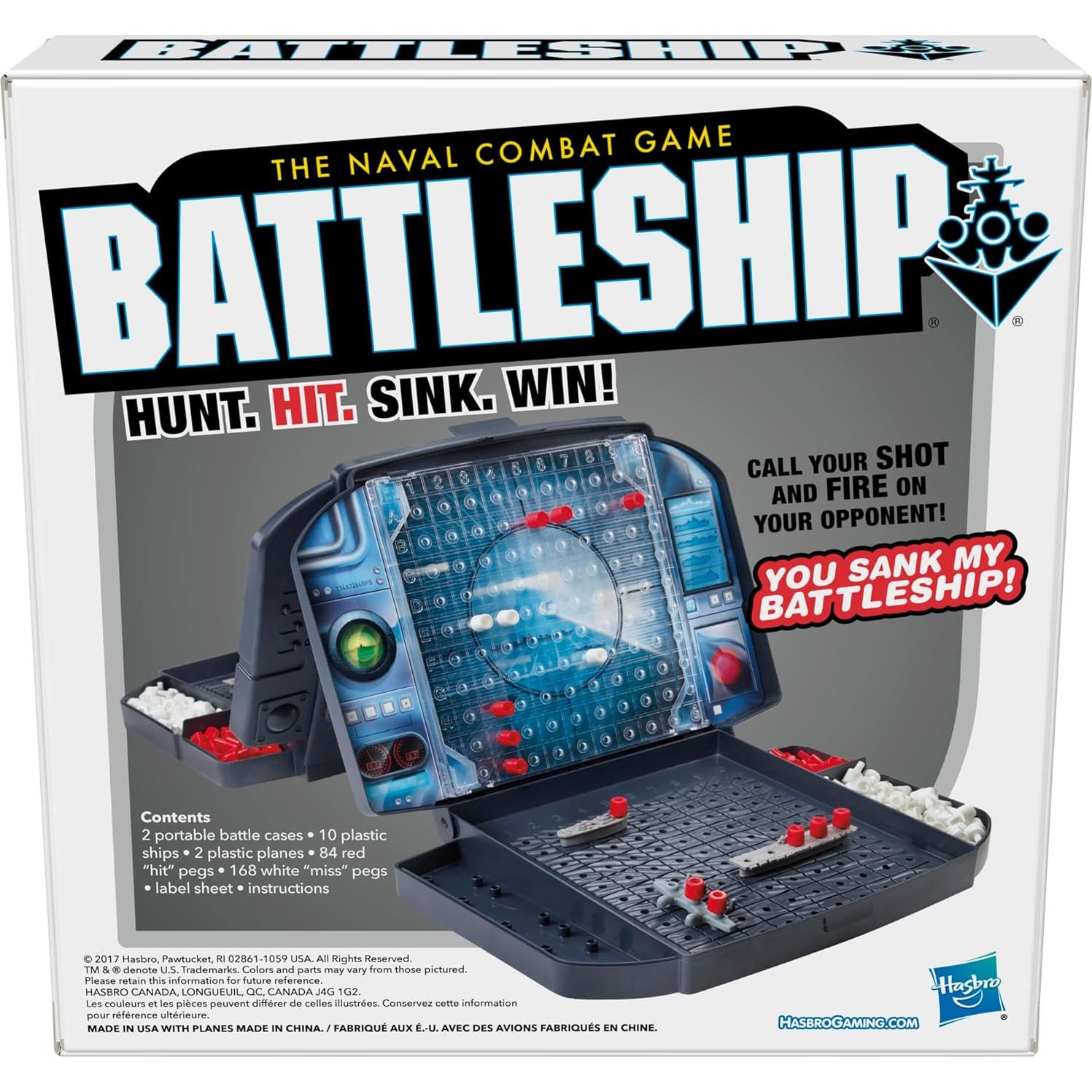 Juego de Mesa Batalla Naval con Aviones Hasbro 7+