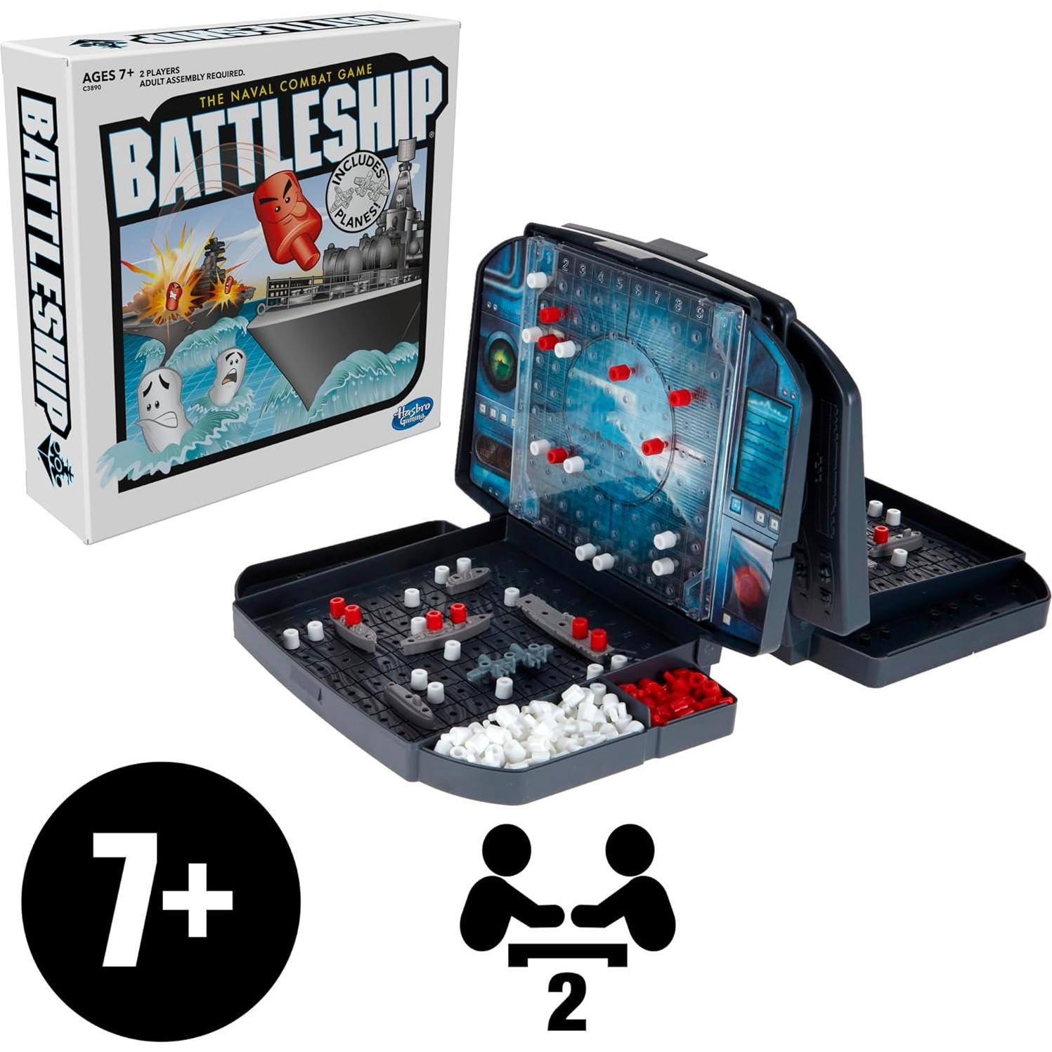 Juego de Mesa Batalla Naval con Aviones Hasbro 7+