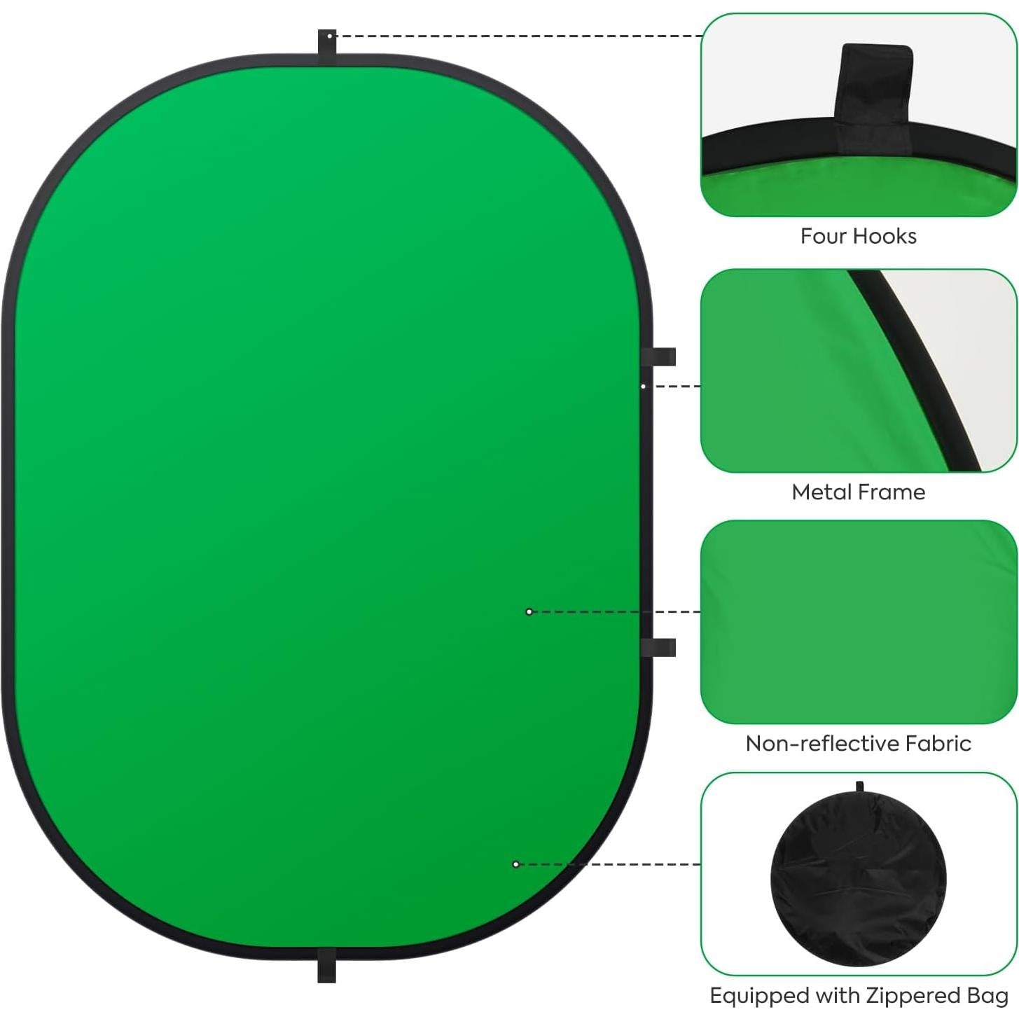 Fondo de Pantalla Verde y Azul Reversible 2 en 1 SEDGEWIN 1.99kg