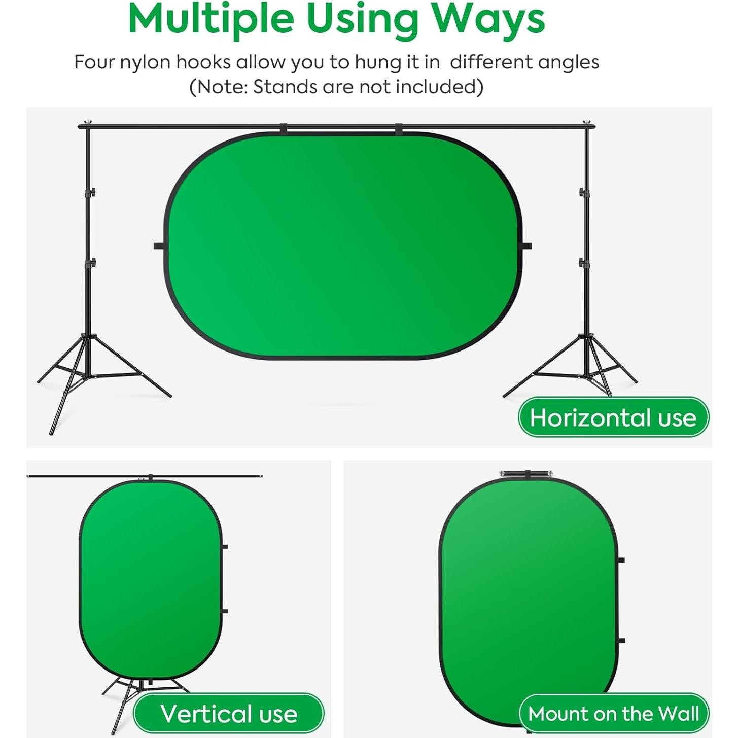 Fondo de Pantalla Verde y Azul Reversible 2 en 1 SEDGEWIN 1.99kg