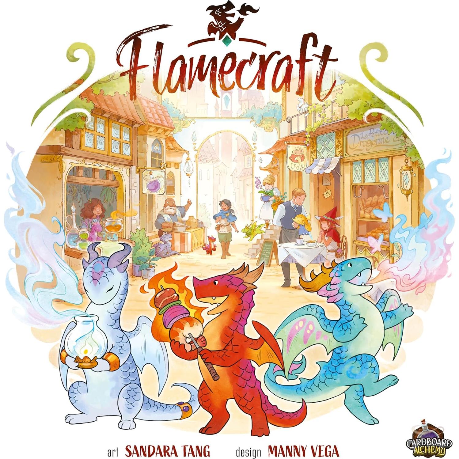 Juego de Mesa Flamecraft - Lucky Duck Games, 1-5 Jugadores