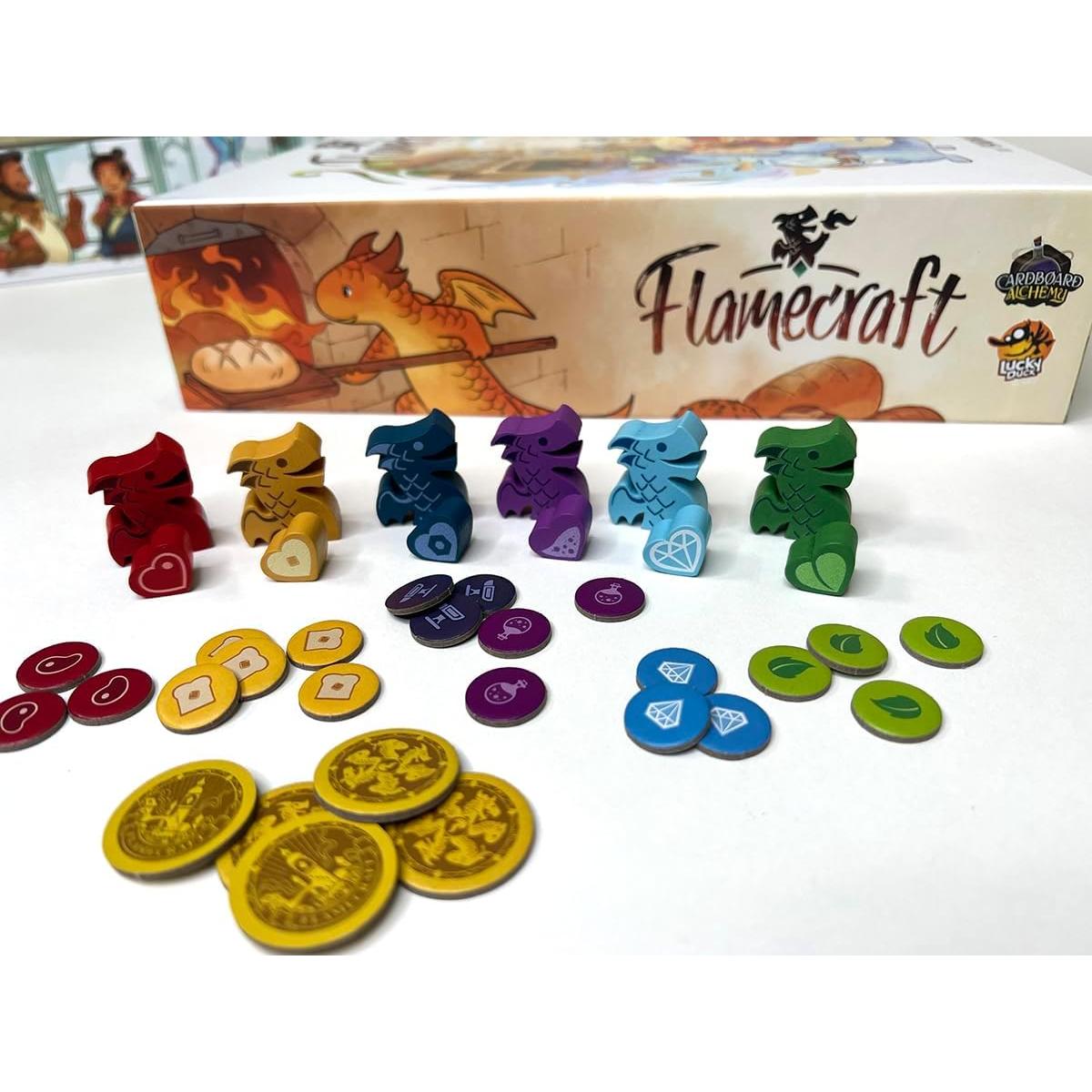 Juego de Mesa Flamecraft - Lucky Duck Games, 1-5 Jugadores