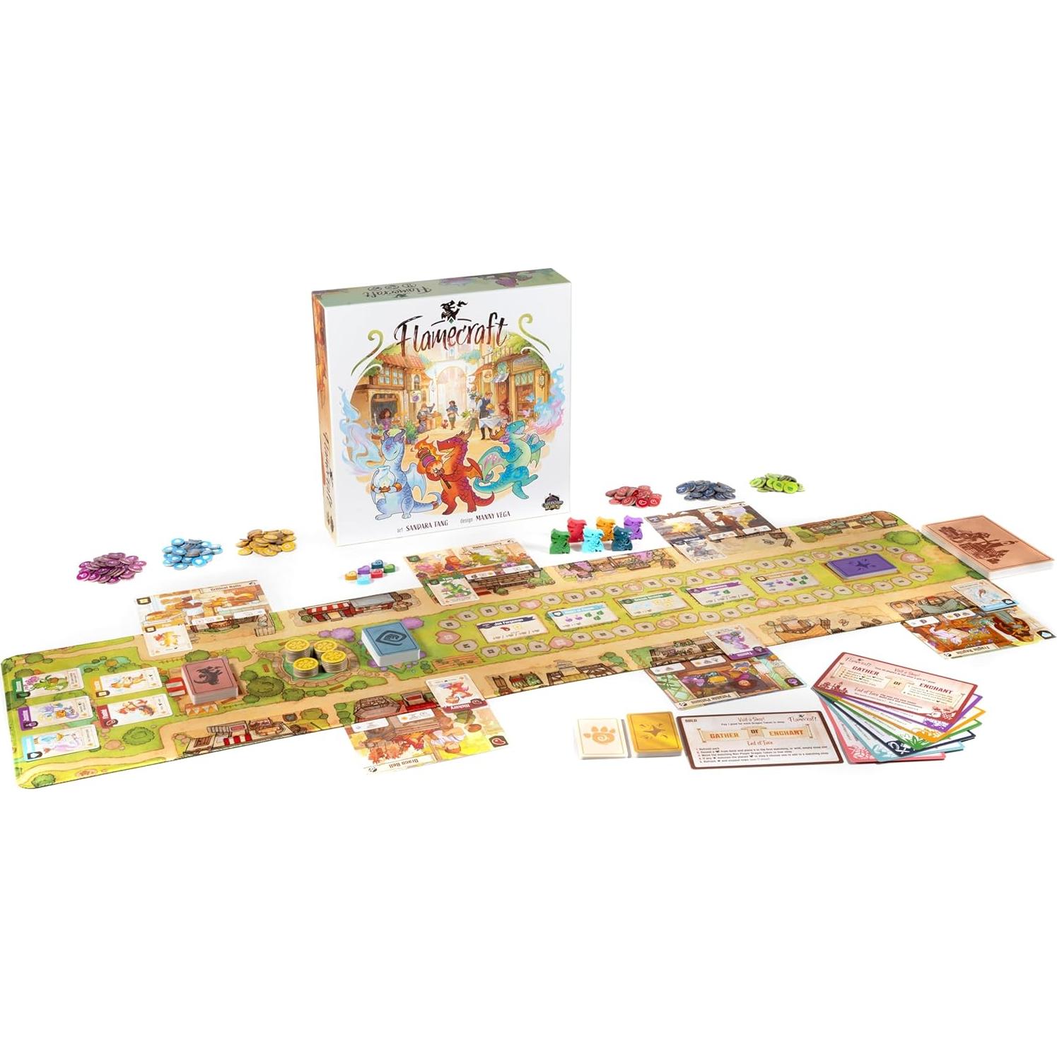 Juego de Mesa Flamecraft - Lucky Duck Games, 1-5 Jugadores