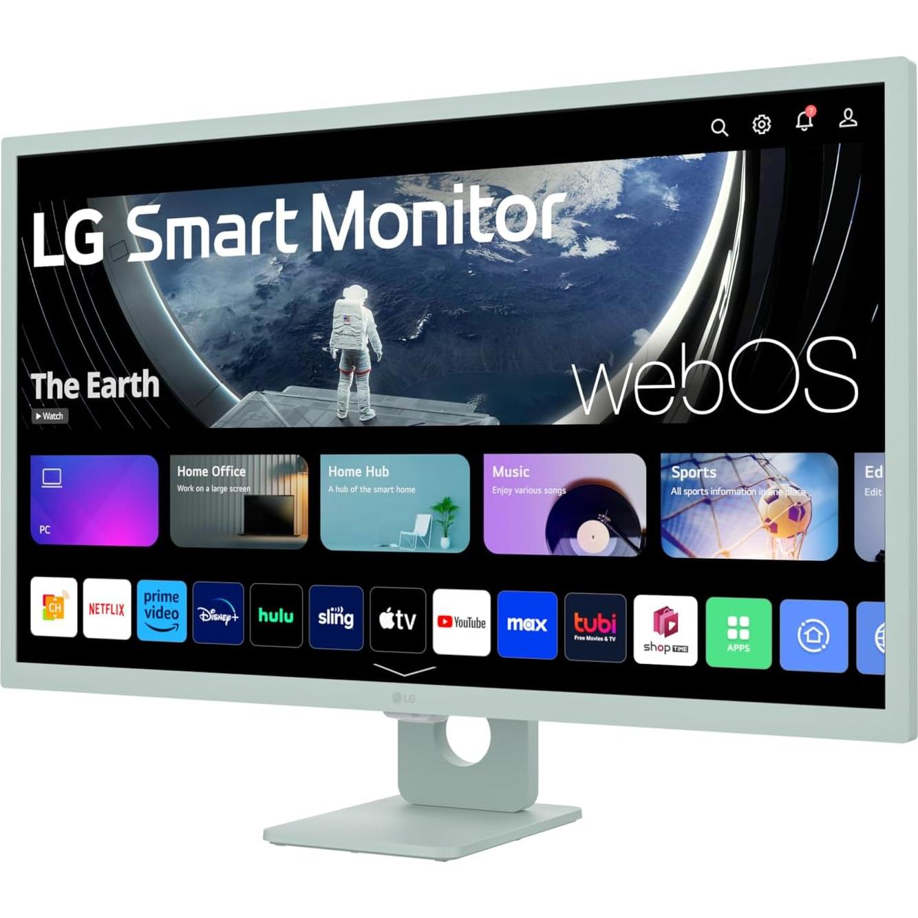 Monitor Inteligente LG 32SR50F-G 32" FHD IPS webOS 23 Verde