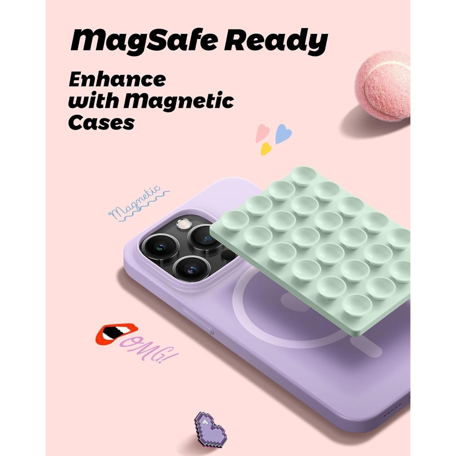 Soporte Magnético para Teléfono amBand - Verde Matcha, 7.62cm