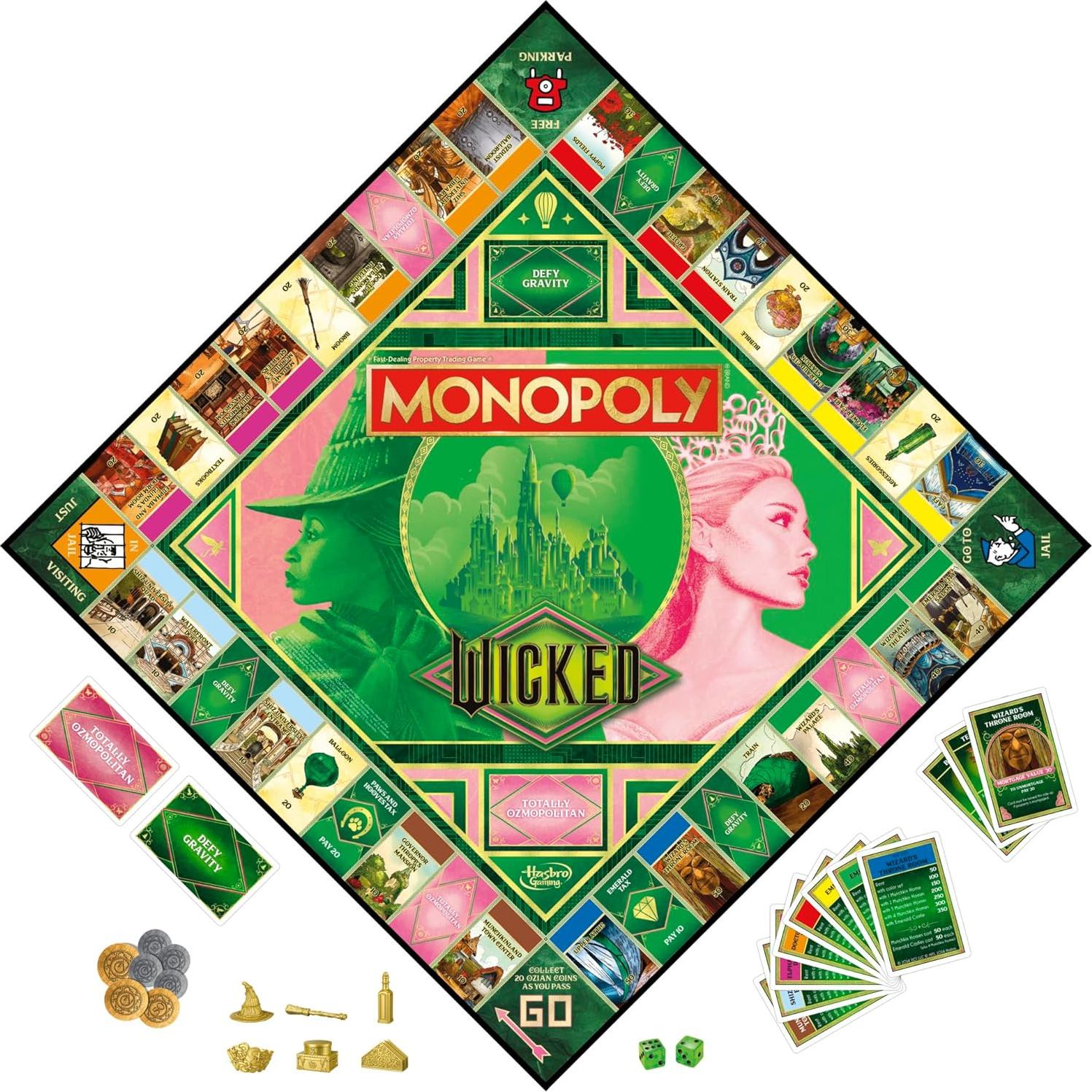 Monopoly Edición Malvada Hasbro Juego de Mesa 2-6 Jugadores