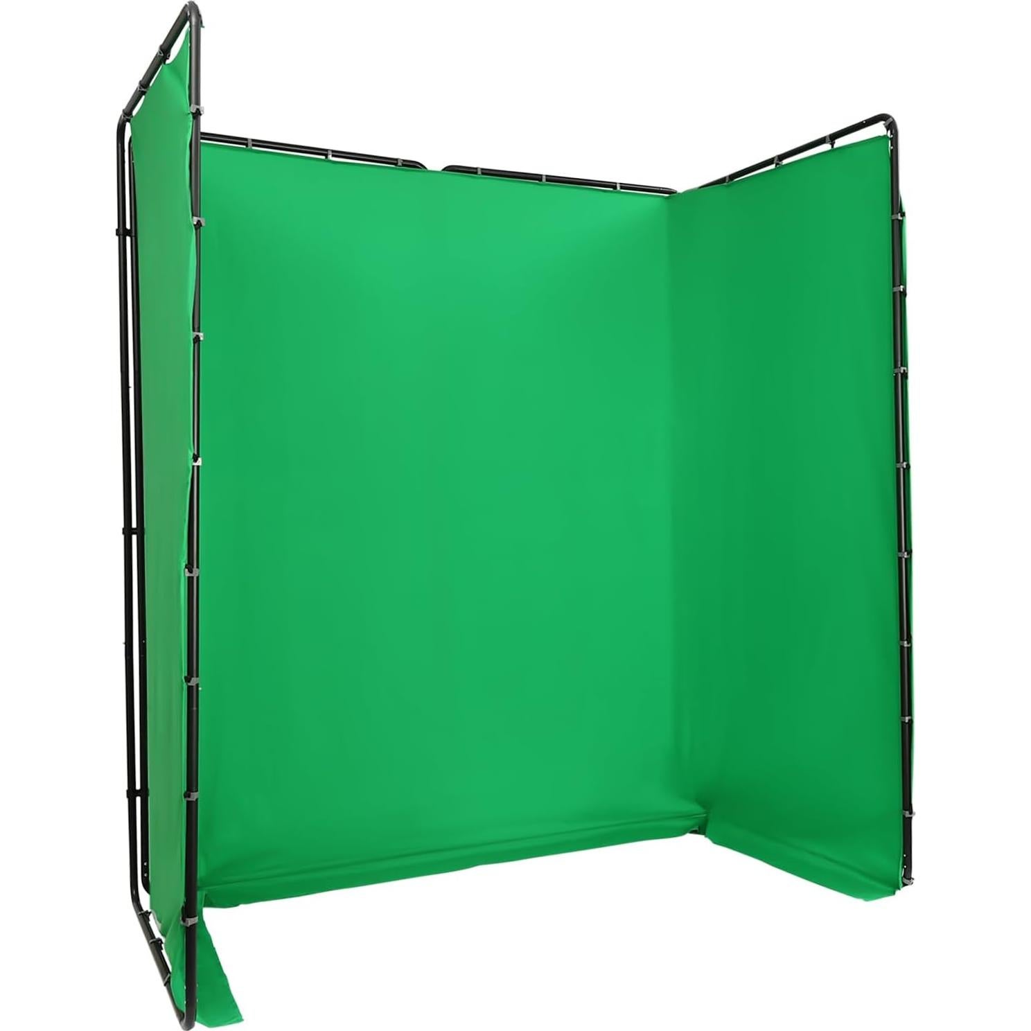 Pantalla Verde de Fondo 2.4x4m con Soporte WUPYI para Fotografía