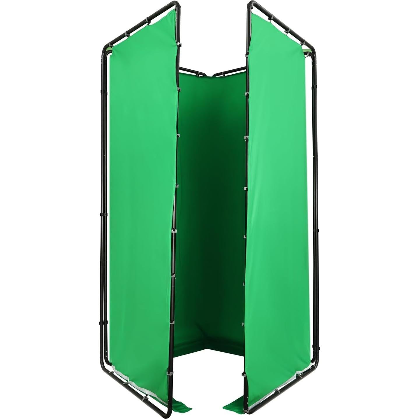 Pantalla Verde de Fondo 2.4x4m con Soporte WUPYI para Fotografía