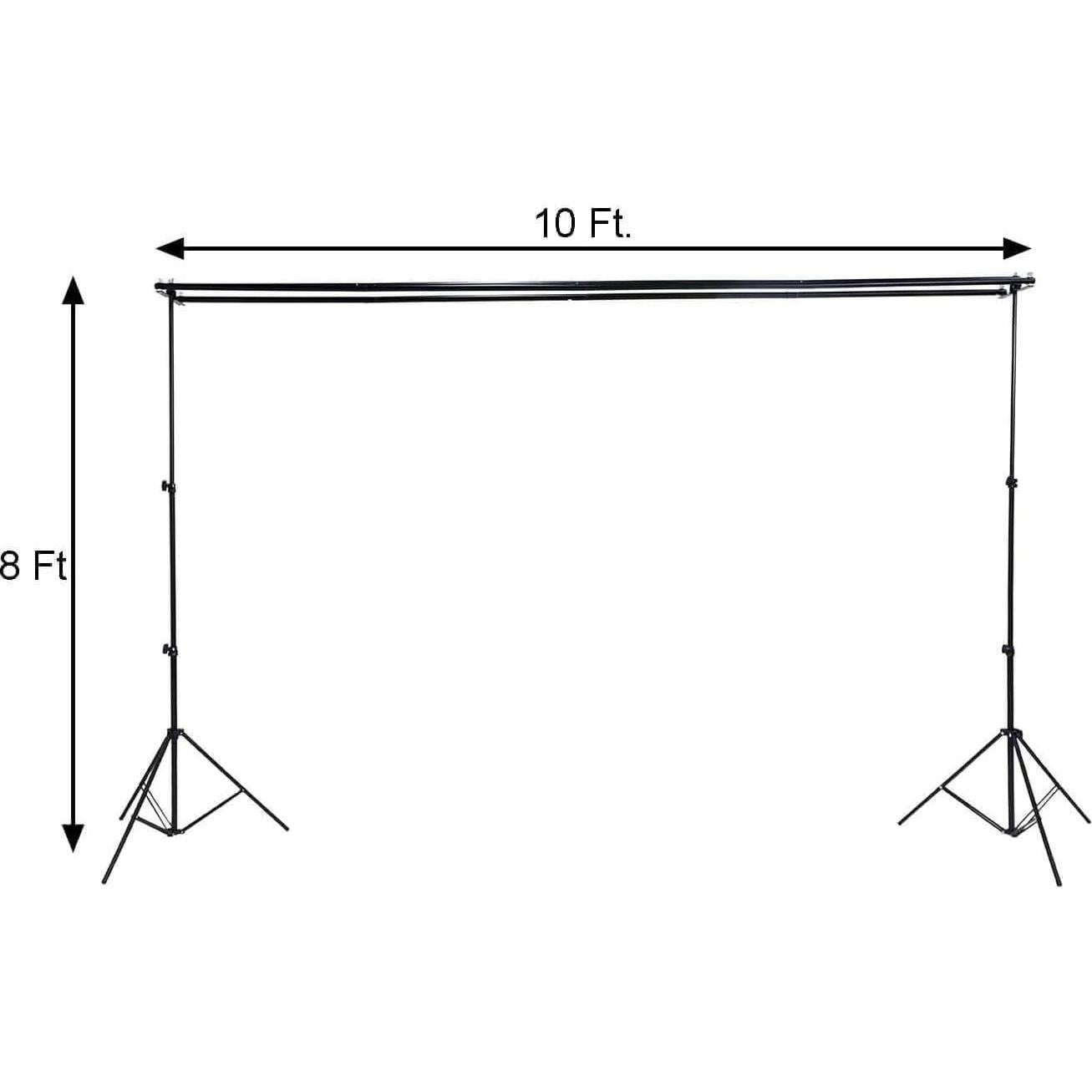 Soporte de fondo ajustable Efavormart 3 en 1 2.44x3.05m