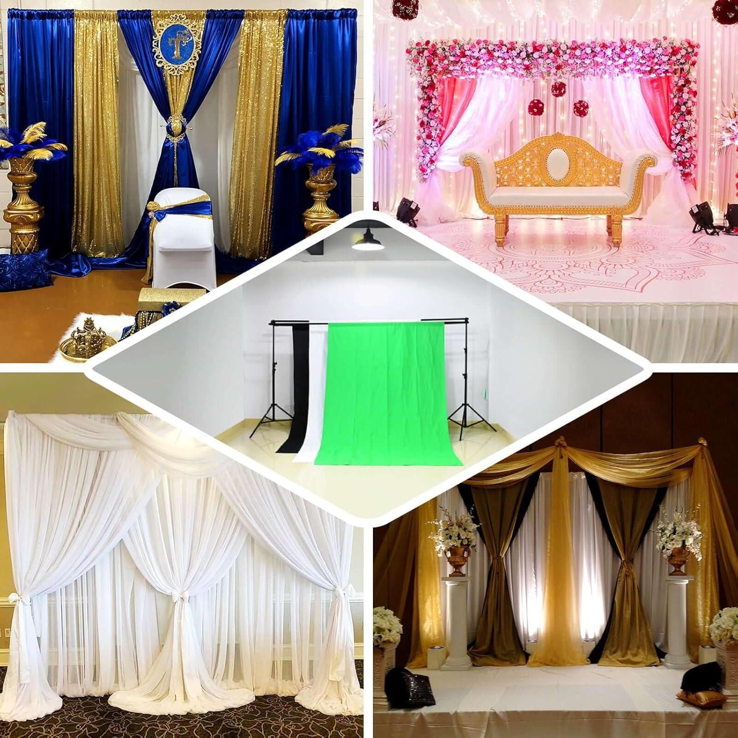 Soporte de fondo ajustable Efavormart 3 en 1 2.44x3.05m