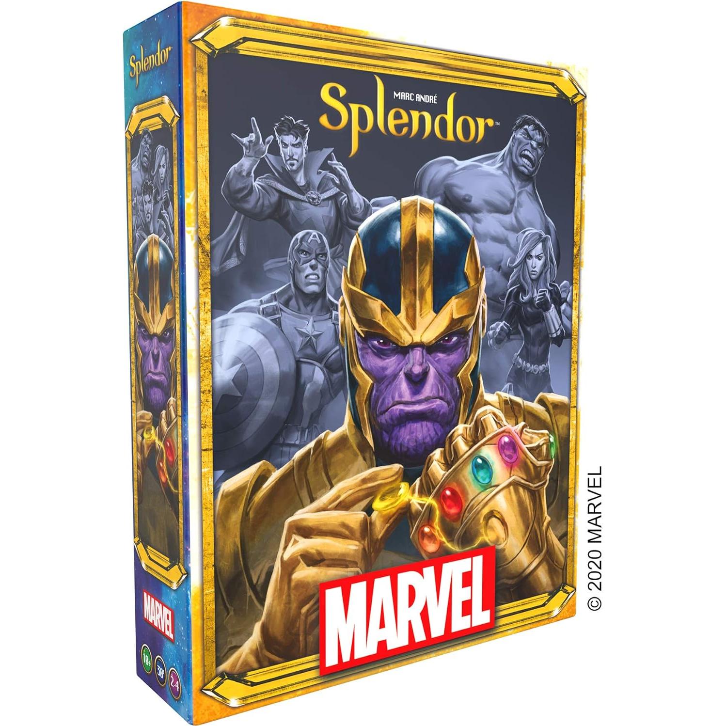 Juego de Mesa Marvel Splendor - Estrategia 2-4 Jugadores