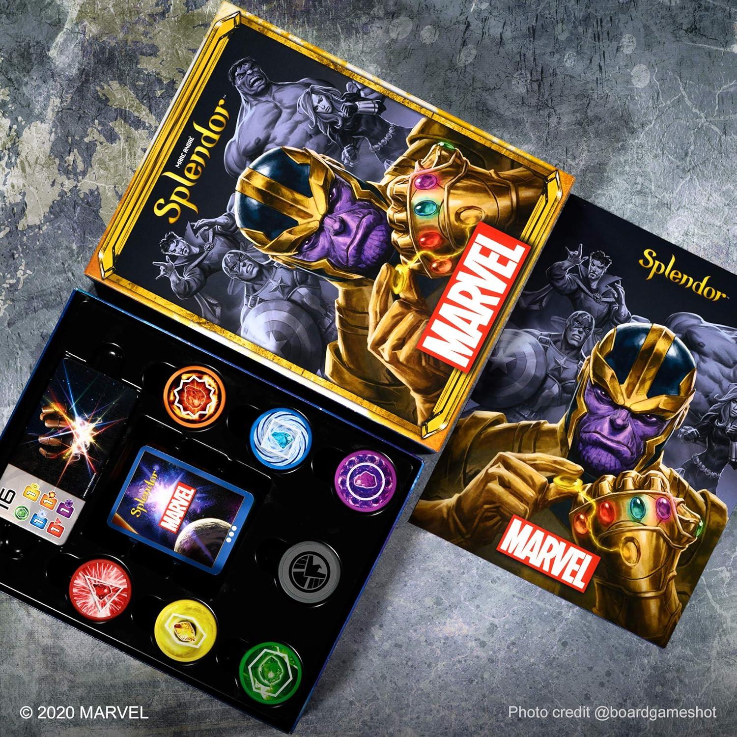 Juego de Mesa Marvel Splendor - Estrategia 2-4 Jugadores