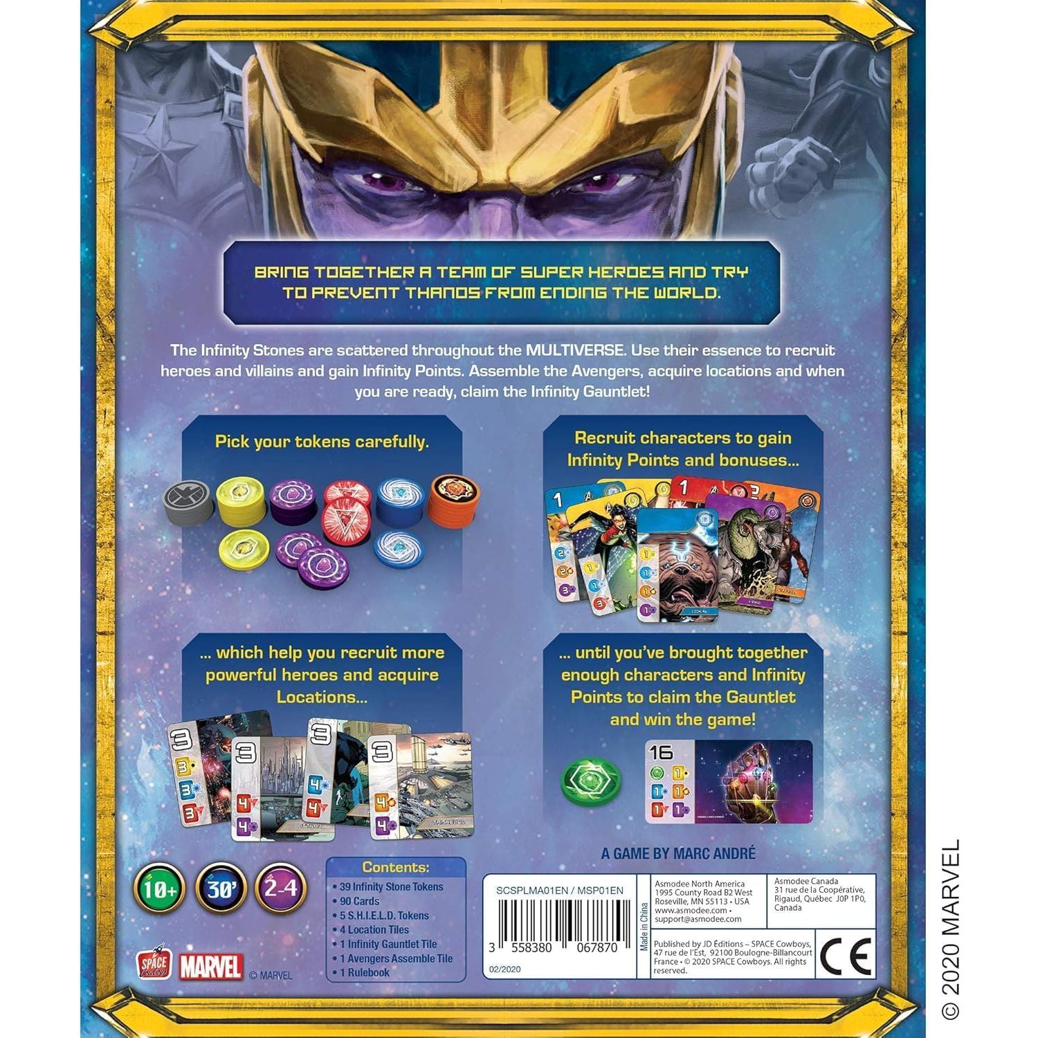 Juego de Mesa Marvel Splendor - Estrategia 2-4 Jugadores