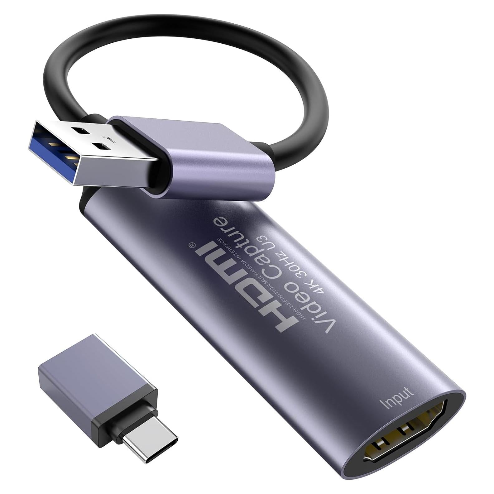 Tarjeta de Captura de Video HDMI Dbilida 1080P 60FPS USB 3.0