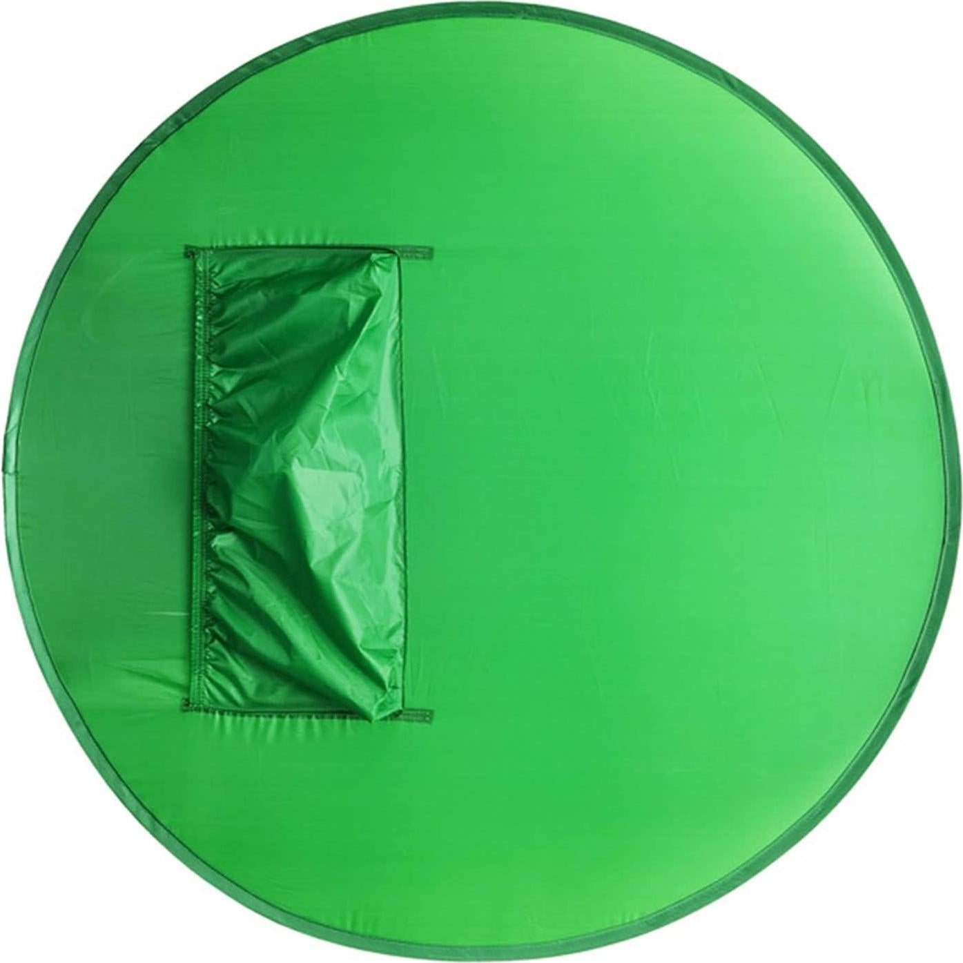 Fondo de Pantalla Verde Redondo 142cm Plegable ANGGREK