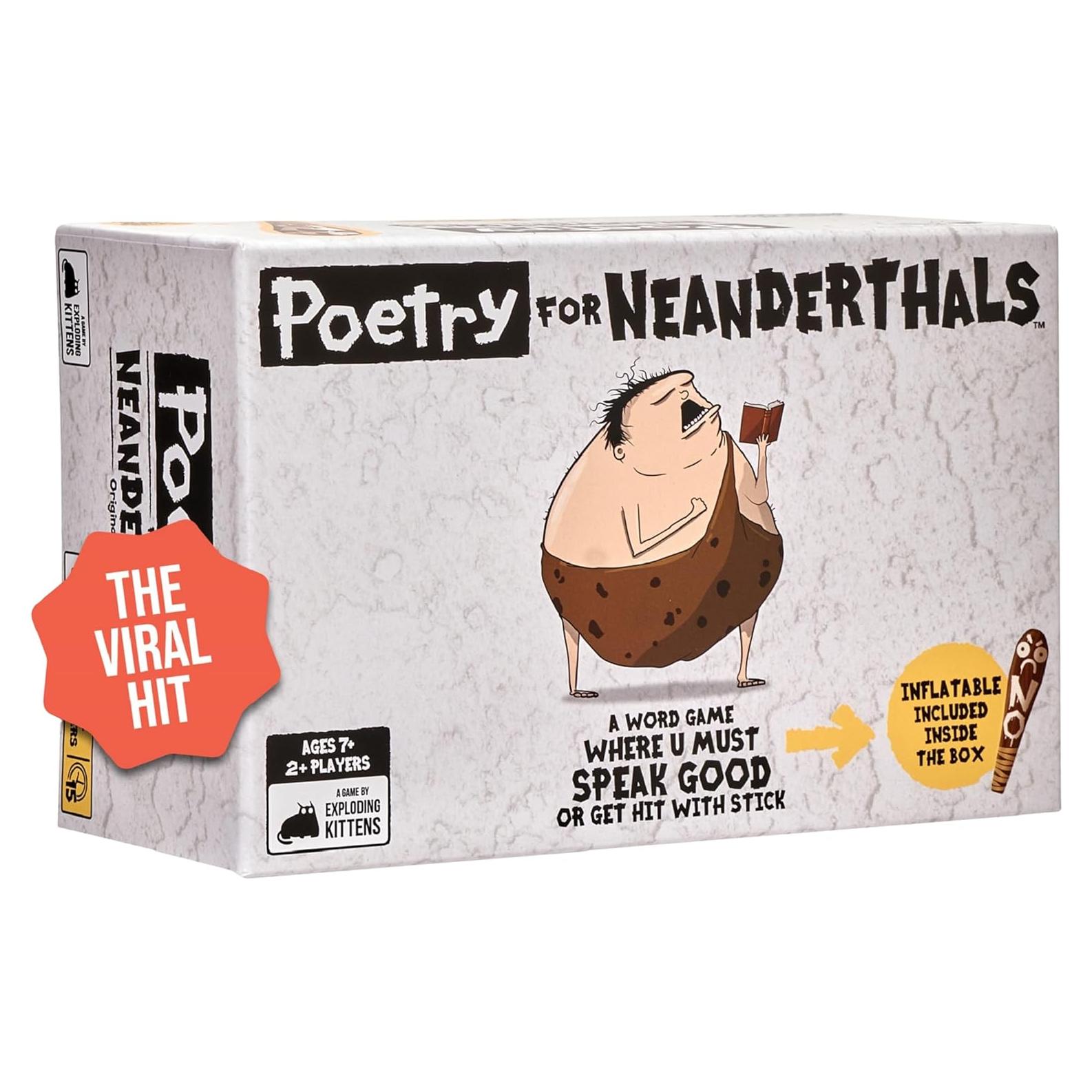 Juego de Cartas Poesía para Neandertales Exploding Kittens - 200 cartas