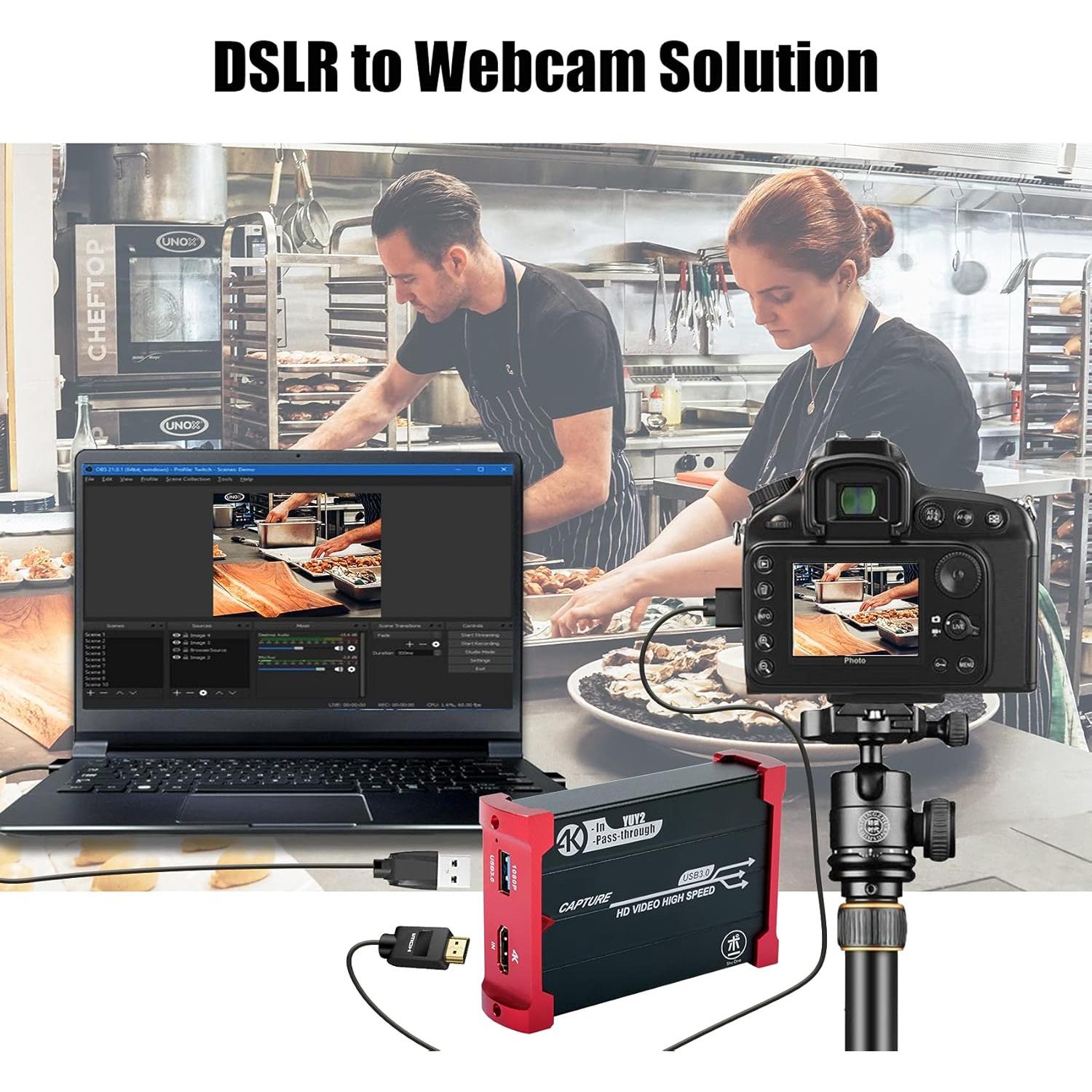 Tarjeta de Captura Mirabox HSV321 HDMI 1080P 60FPS USB3.0