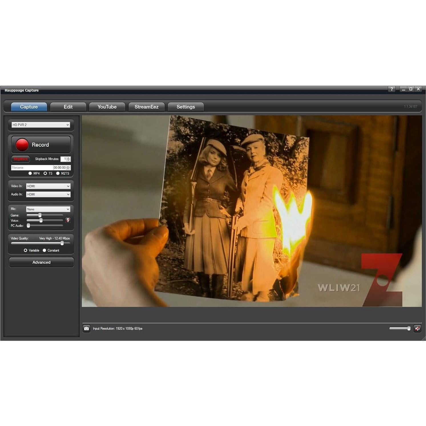 Grabador de Video HD Hauppauge 1512 con Audio Digital SPDIF