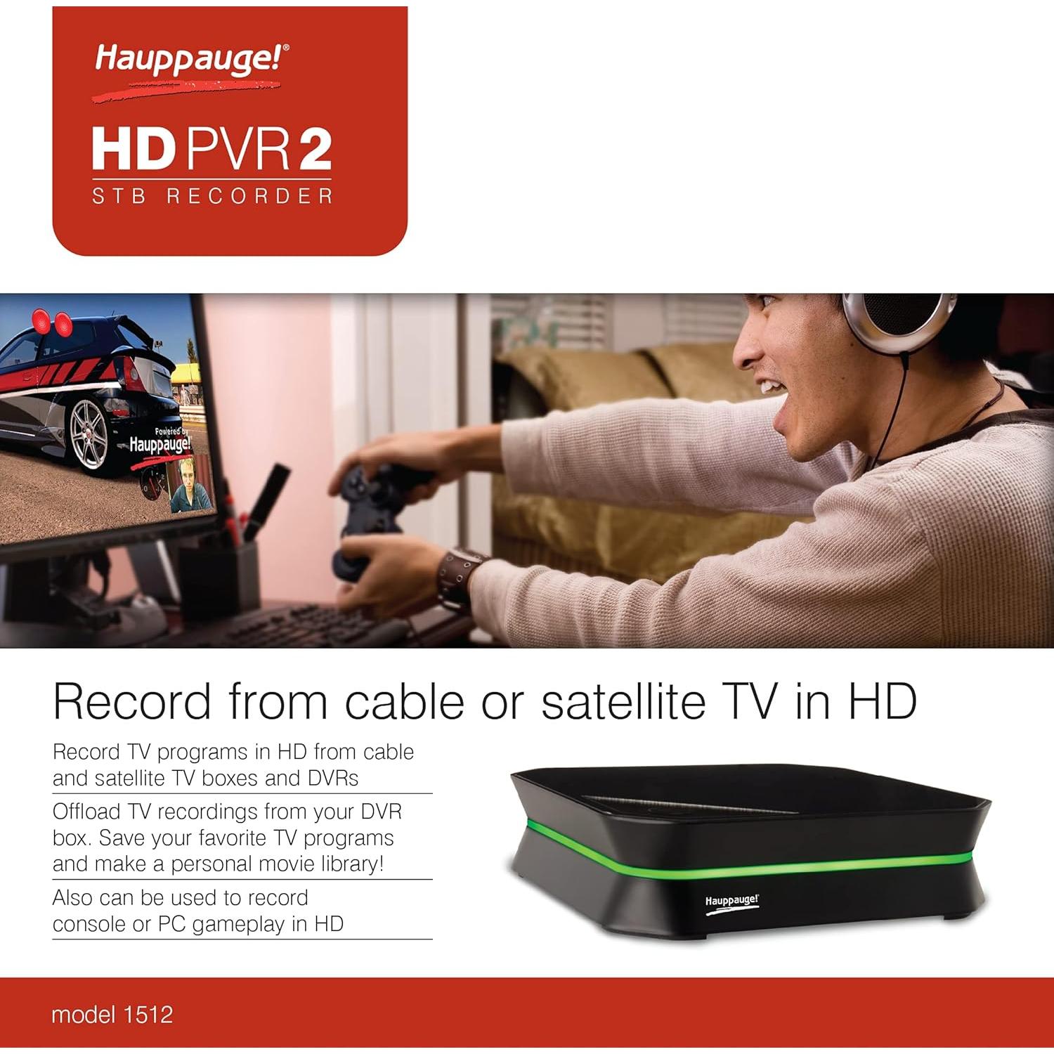 Grabador de Video HD Hauppauge 1512 con Audio Digital SPDIF