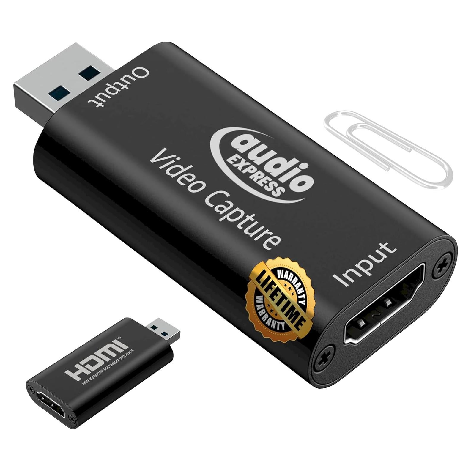 Tarjeta de Captura de Video 4K HDMI a USB 2.0 Audio Express