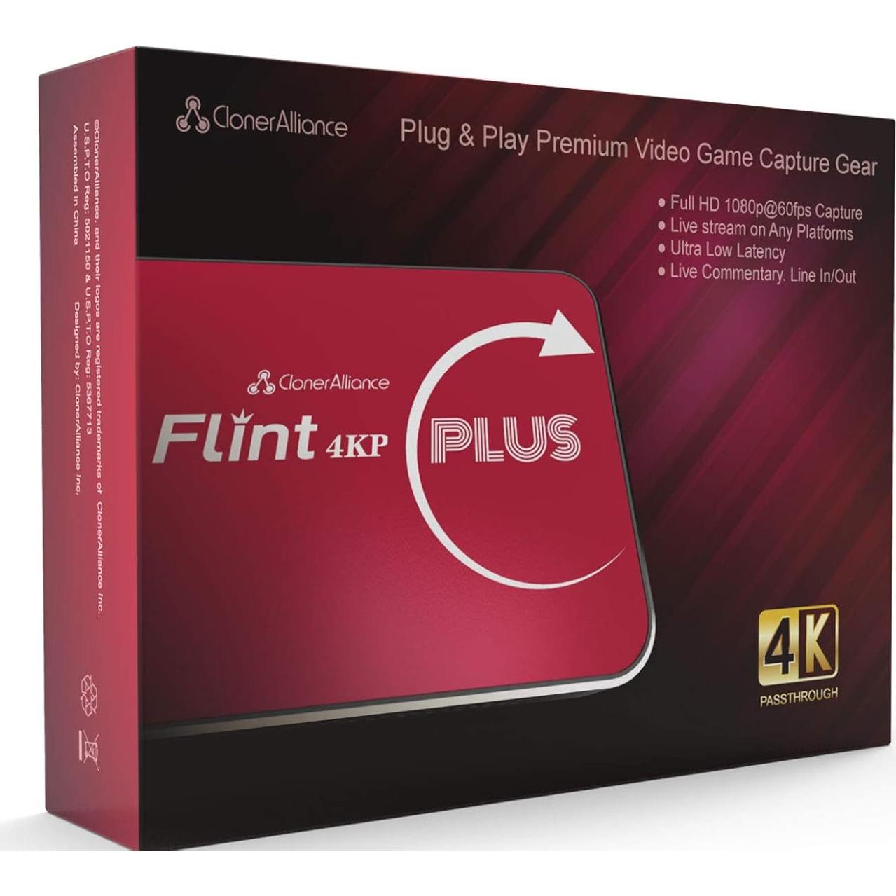 ClonerAlliance Flint 4KP Plus - Captura Video 4K@60fps y 1080p@60fps