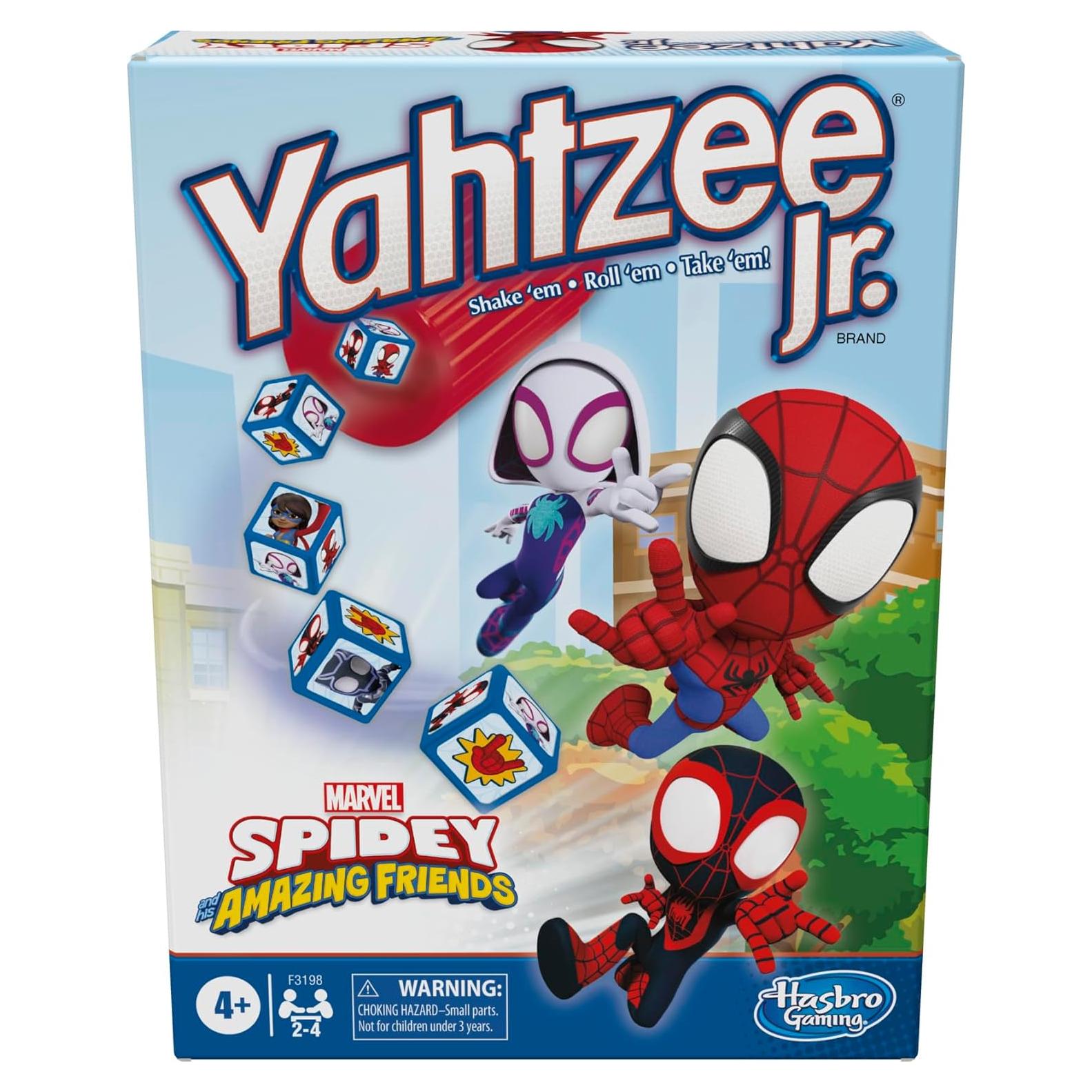 Juego de Mesa Yahtzee Jr. Marvel Hasbro Spidey 4+