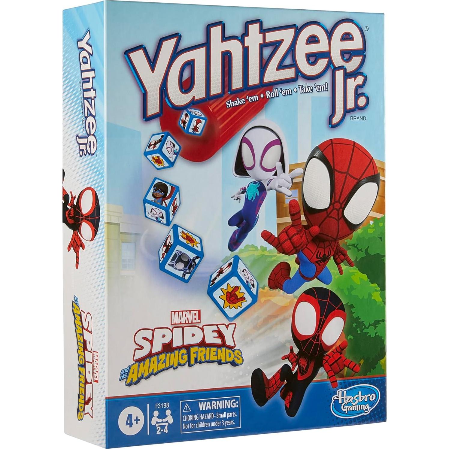 Juego de Mesa Yahtzee Jr. Marvel Hasbro Spidey 4+