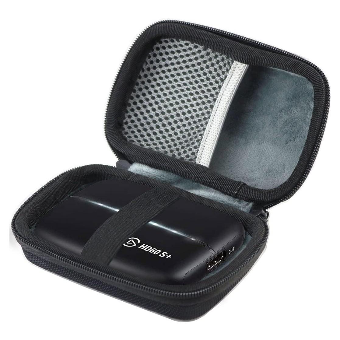 Suw Hard Travel Carring Case for Elgato Game Capture Card HD60 S/HD60 S+ Capture Card 1080p 60 Capture