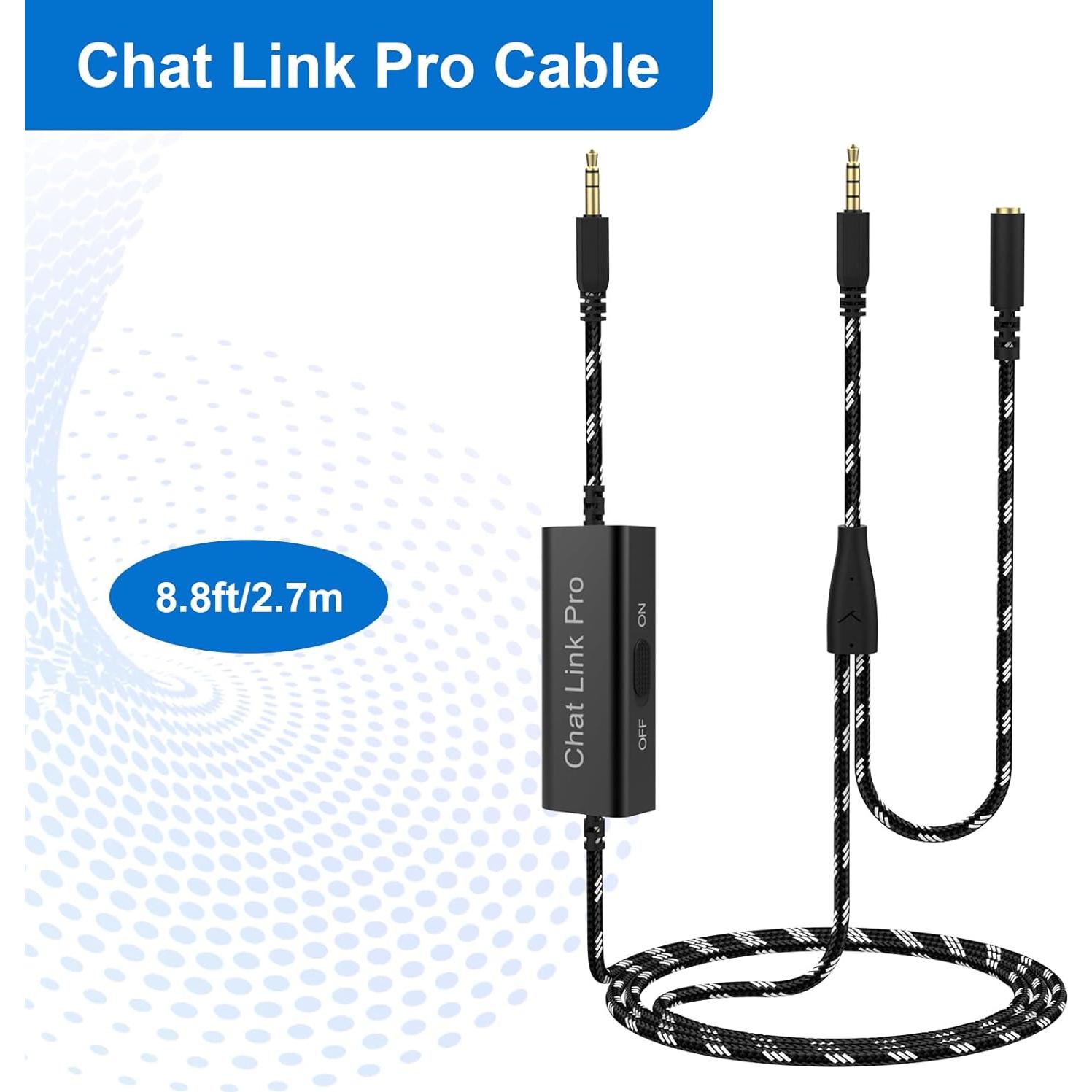 Cable Chat Link Pro Lusgawer 2.68m para Elgato y Consolas