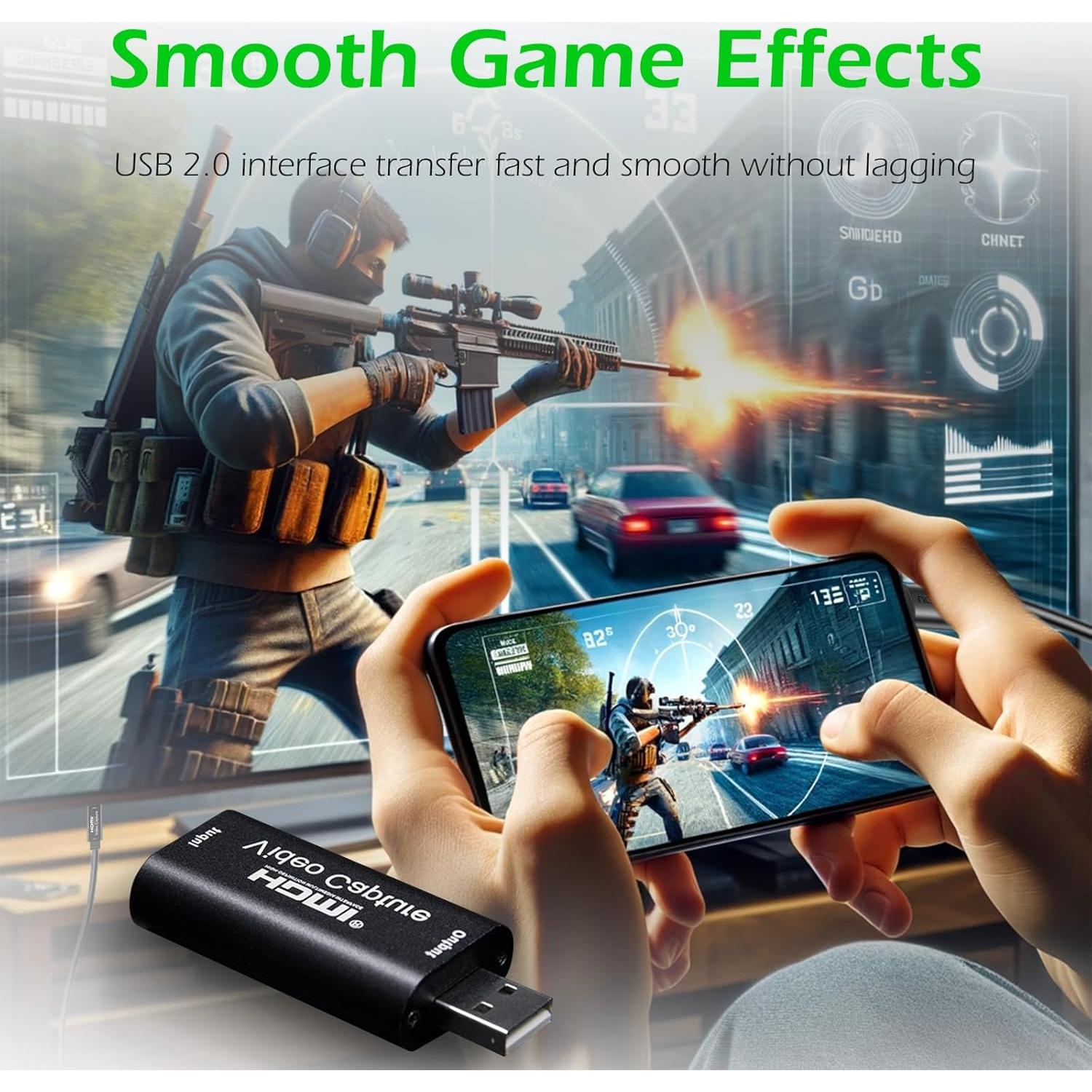 Tarjeta de Captura de Video HDMI 4K Eiszuso E075 USB 2.0