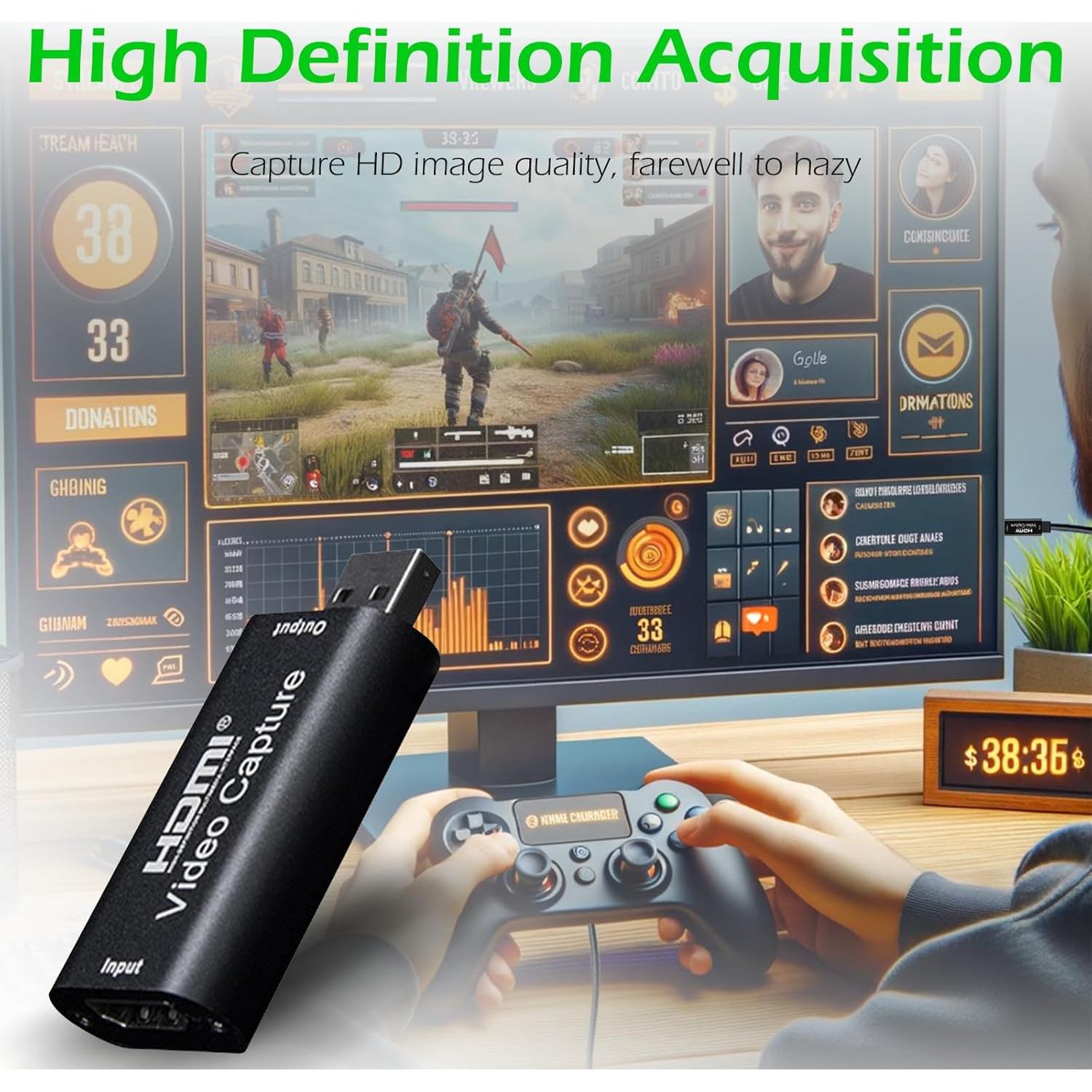 Tarjeta de Captura de Video HDMI 4K Eiszuso E075 USB 2.0