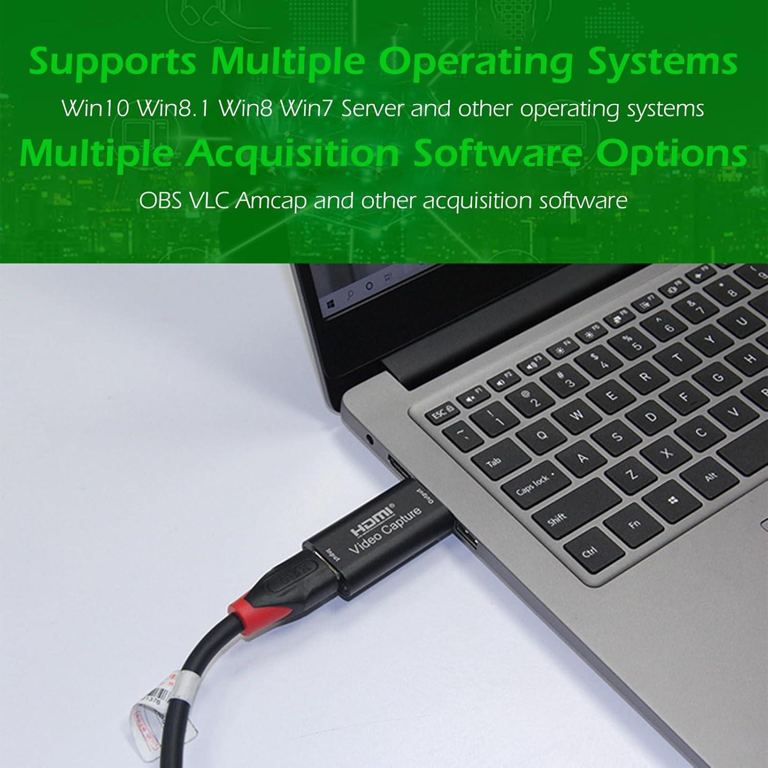 Tarjeta de Captura de Video HDMI 4K Eiszuso E075 USB 2.0