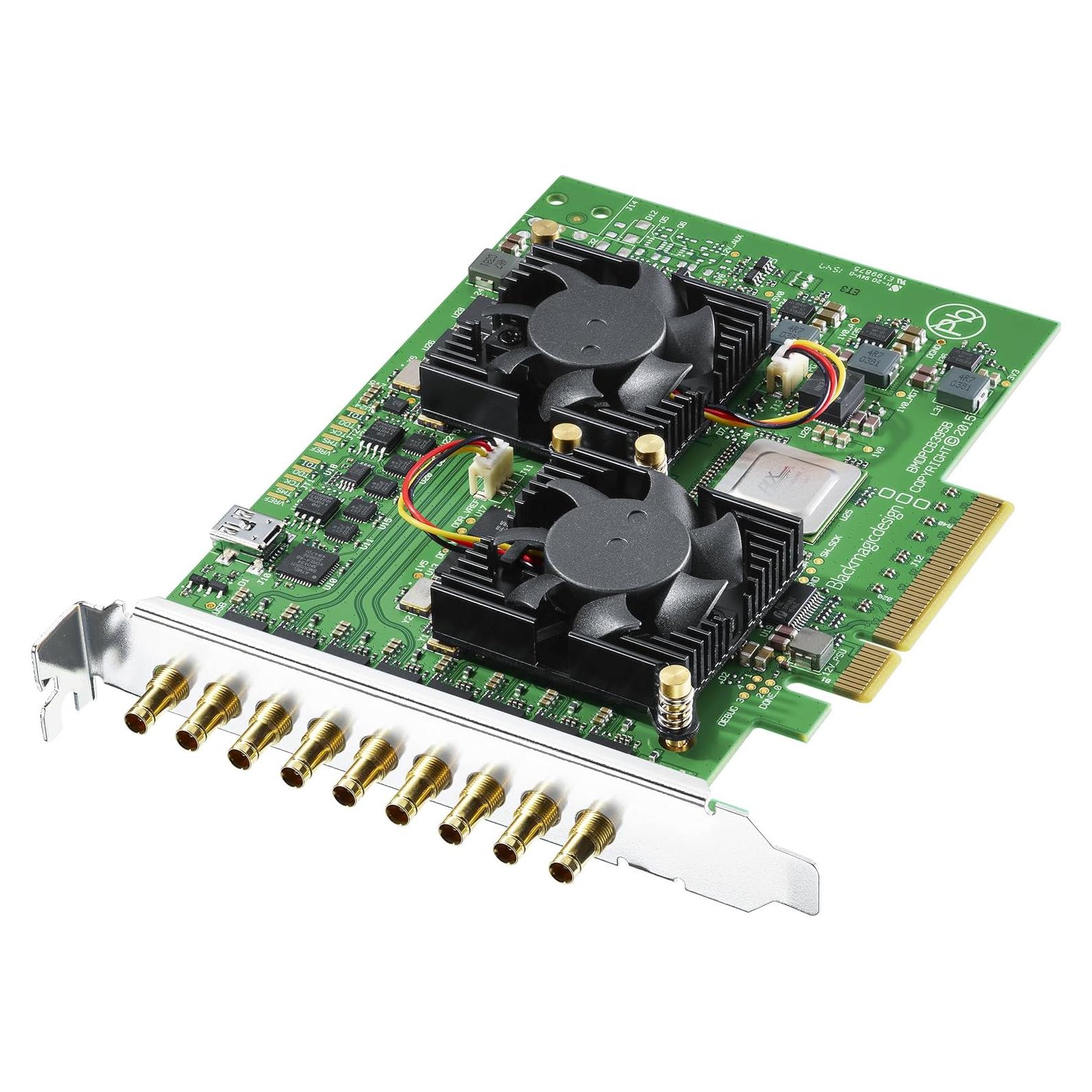 DeckLink Quad 2 PCIe Capture and Playback Card, Up to 1080p60, 8 Channel 3G-SDI (BDLKDVQD2)
