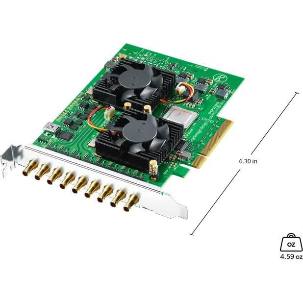 DeckLink Quad 2 PCIe Capture and Playback Card, Up to 1080p60, 8 Channel 3G-SDI (BDLKDVQD2)