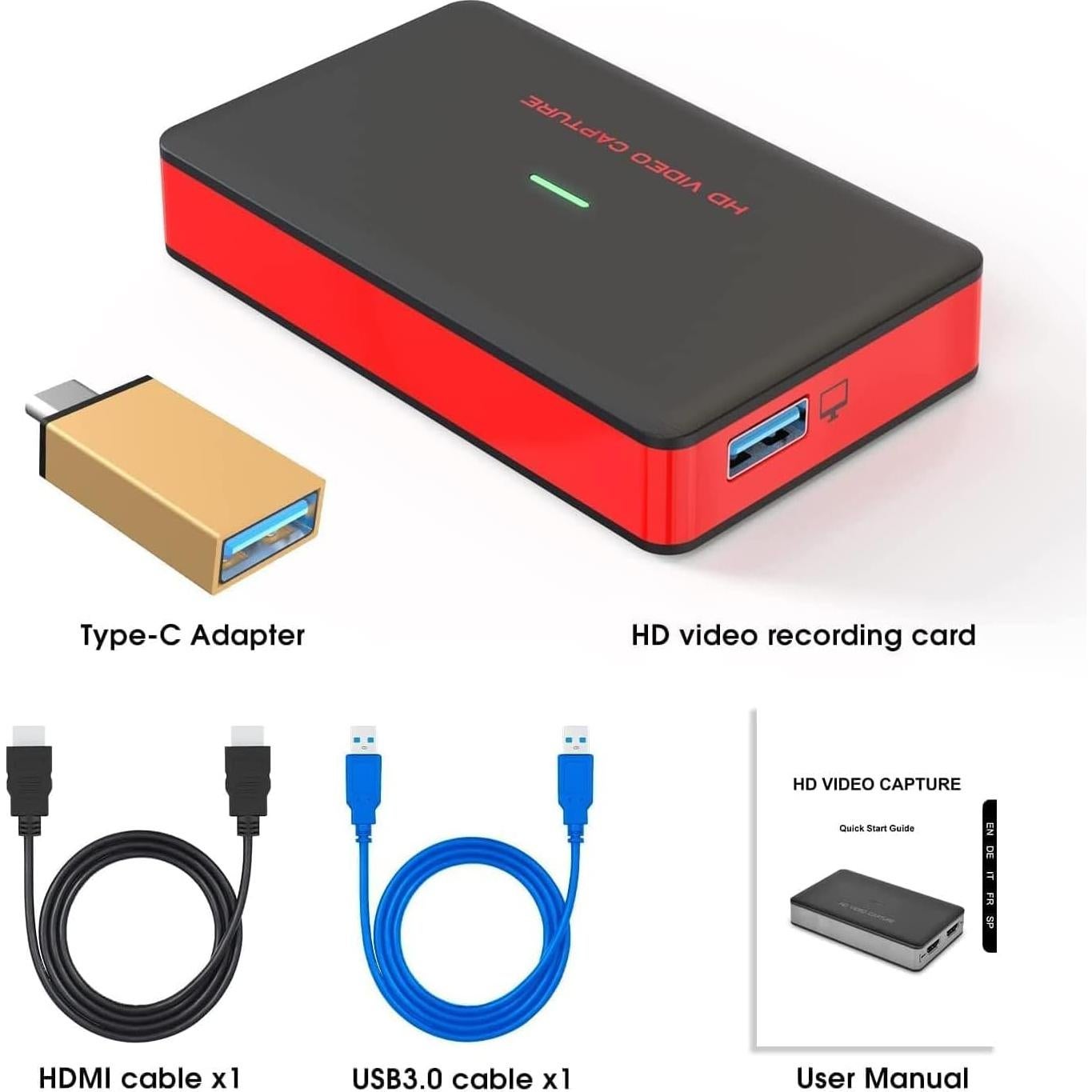 Tarjeta de Captura de Video VIXLW USB 3.0 1080P 60FPS HDMI