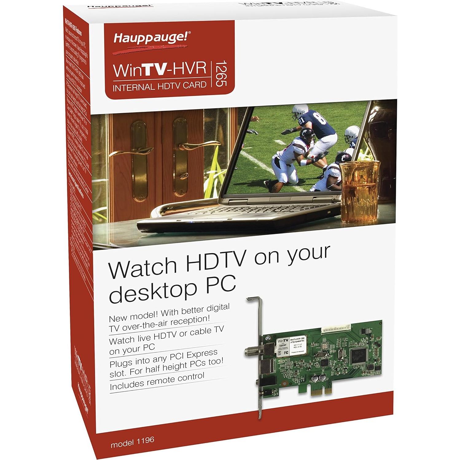 Hauppauge 1196 WinTV HVR-1265 PCI Express Hybrid High Definition TV Tuner Card