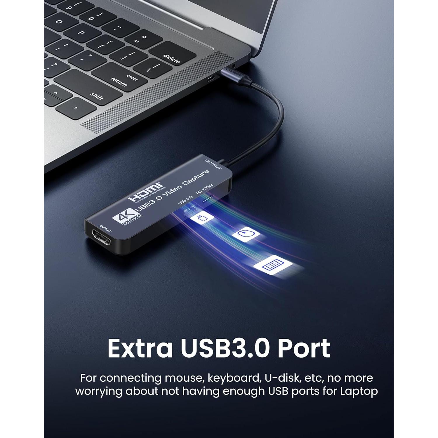 Tarjeta de Captura de Video USB 3.0 avedio links 1080P 60FPS