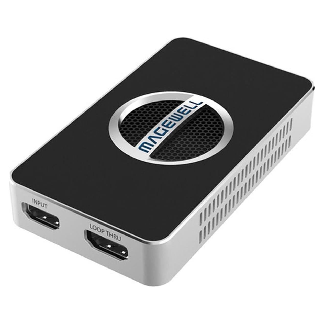 Magewell USB Capture HDMI 4K Plus – 1-Channel HDMI to USB 3.1 Video/Audio Capture Device with Loop-Through, Analog Audio in/Out, Up to 4K60 Input, Up to 4K30 Capture (32090)