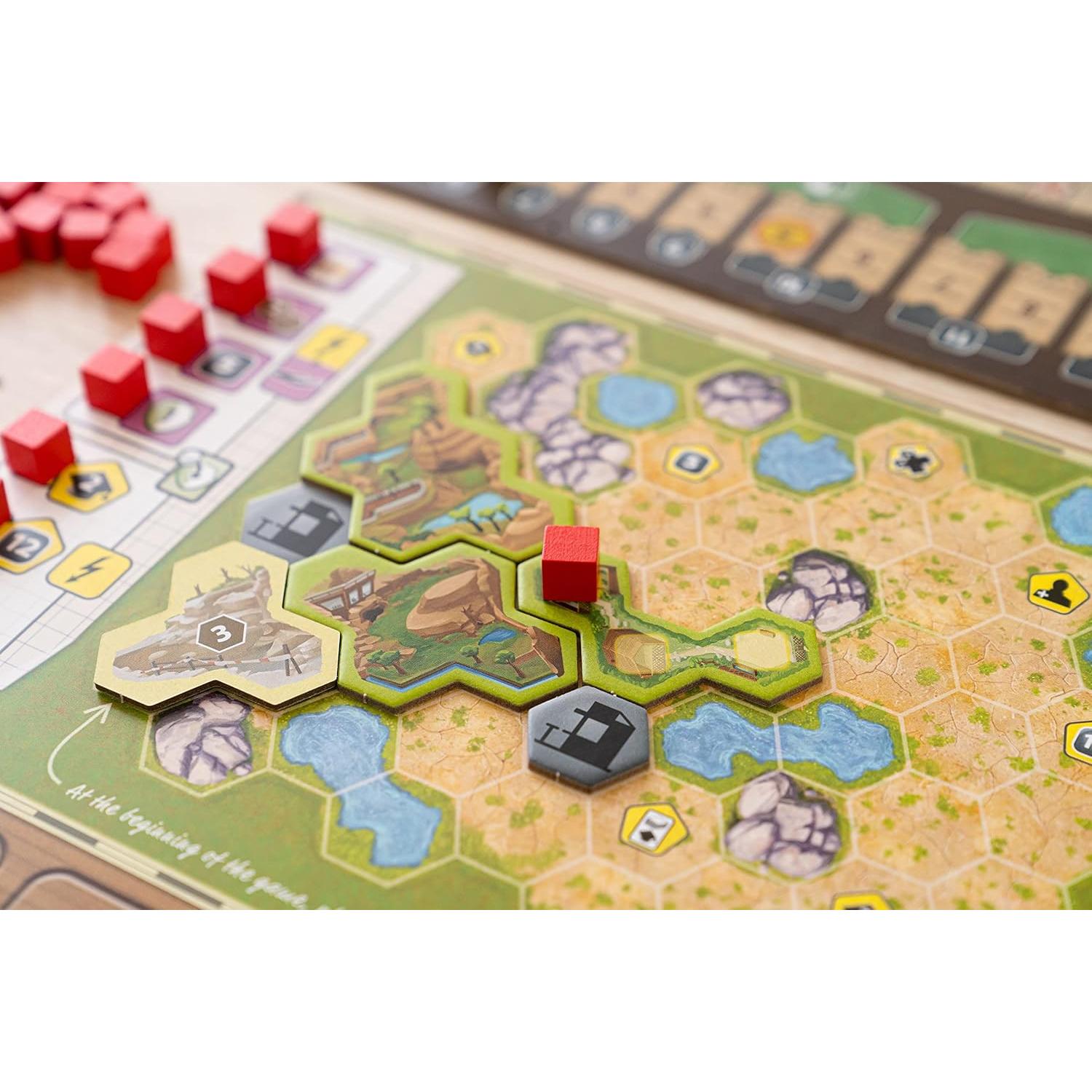 Juego de Mesa Ark Nova - Estrategia Zoológico 1-4 Jugadores