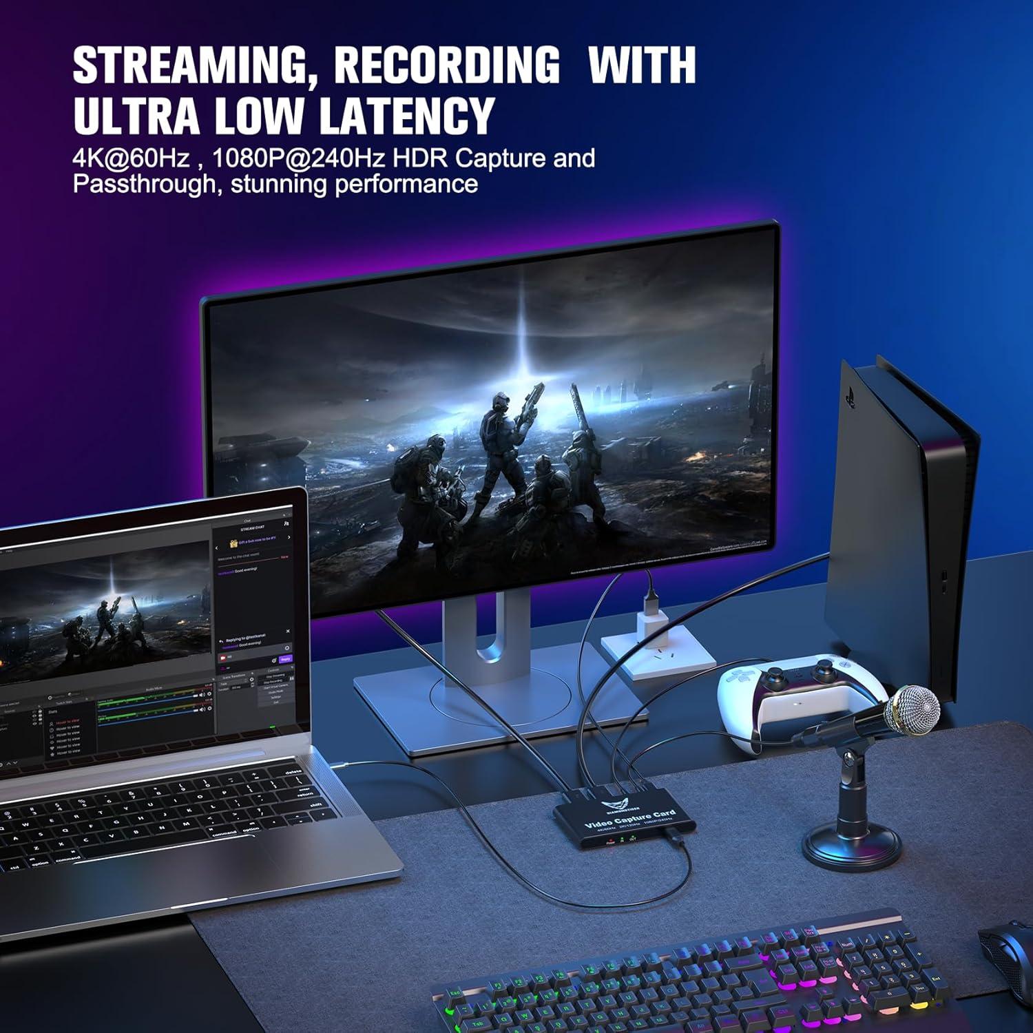 Tarjeta de Captura HDMI 4K 60Hz DiamondTiger YZ-F019