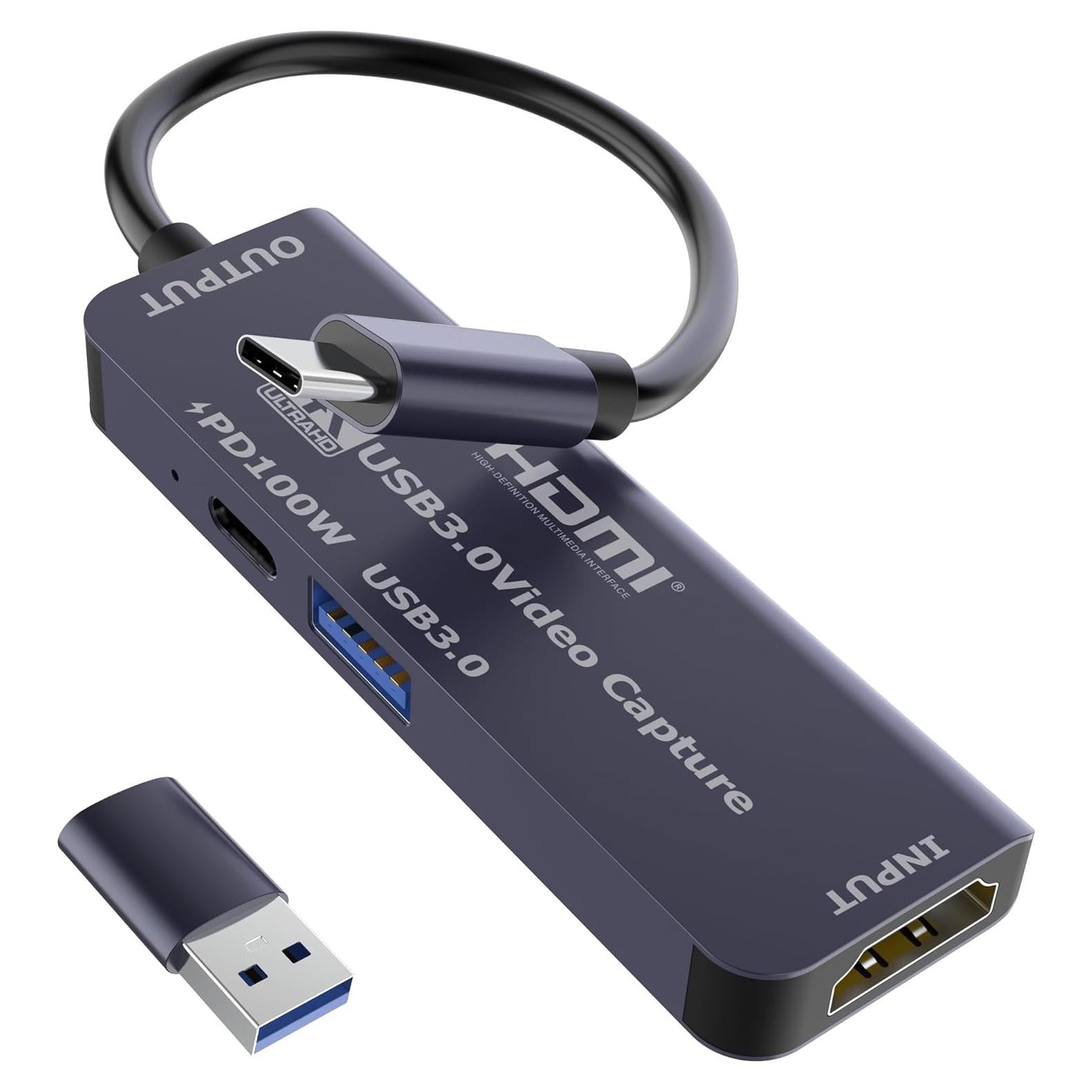 Tarjeta de Captura de Video HDMI a USB 3.0 Dbilida 4K 60FPS